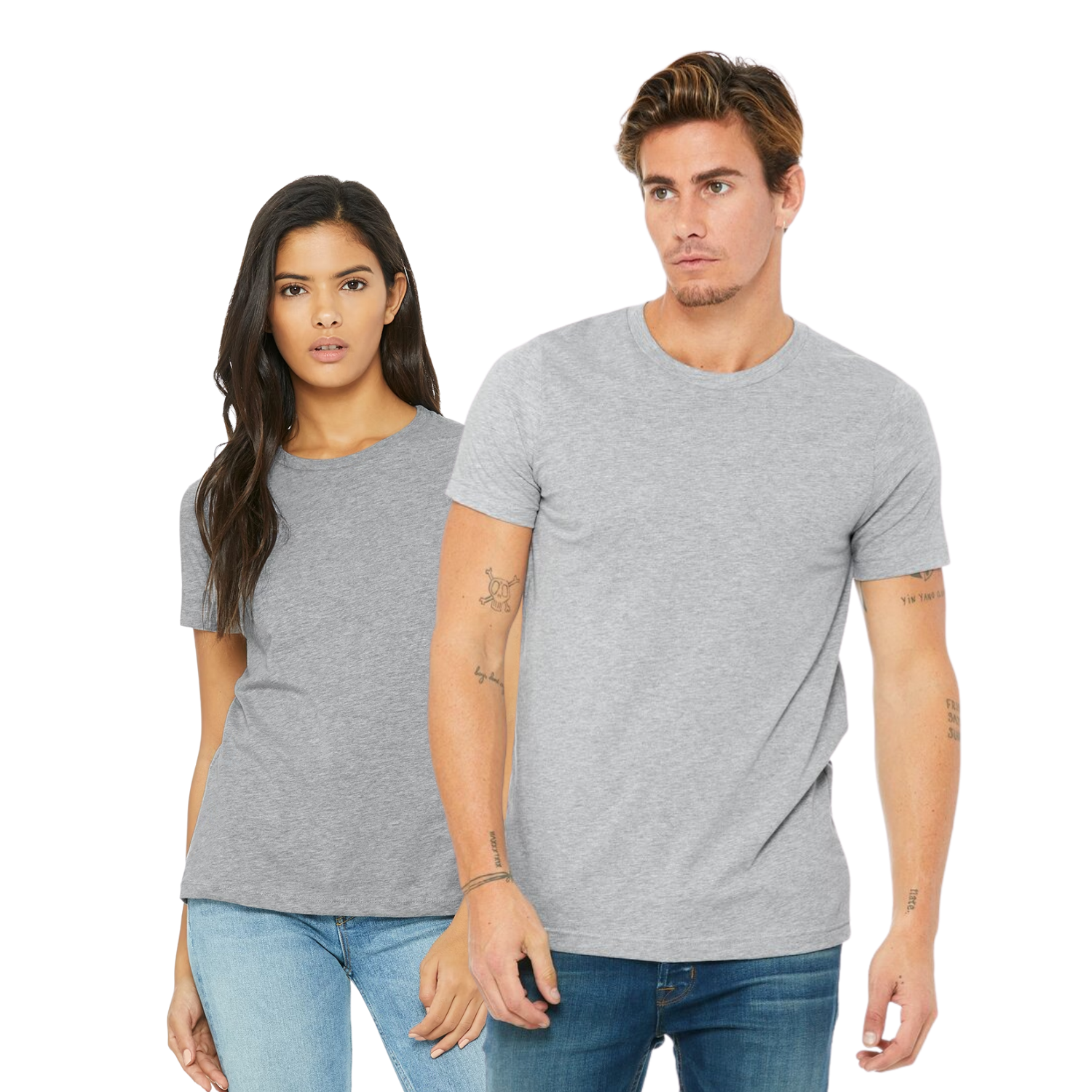 Bella Canvas 3001CVC | Athletic Heather | UNISEX