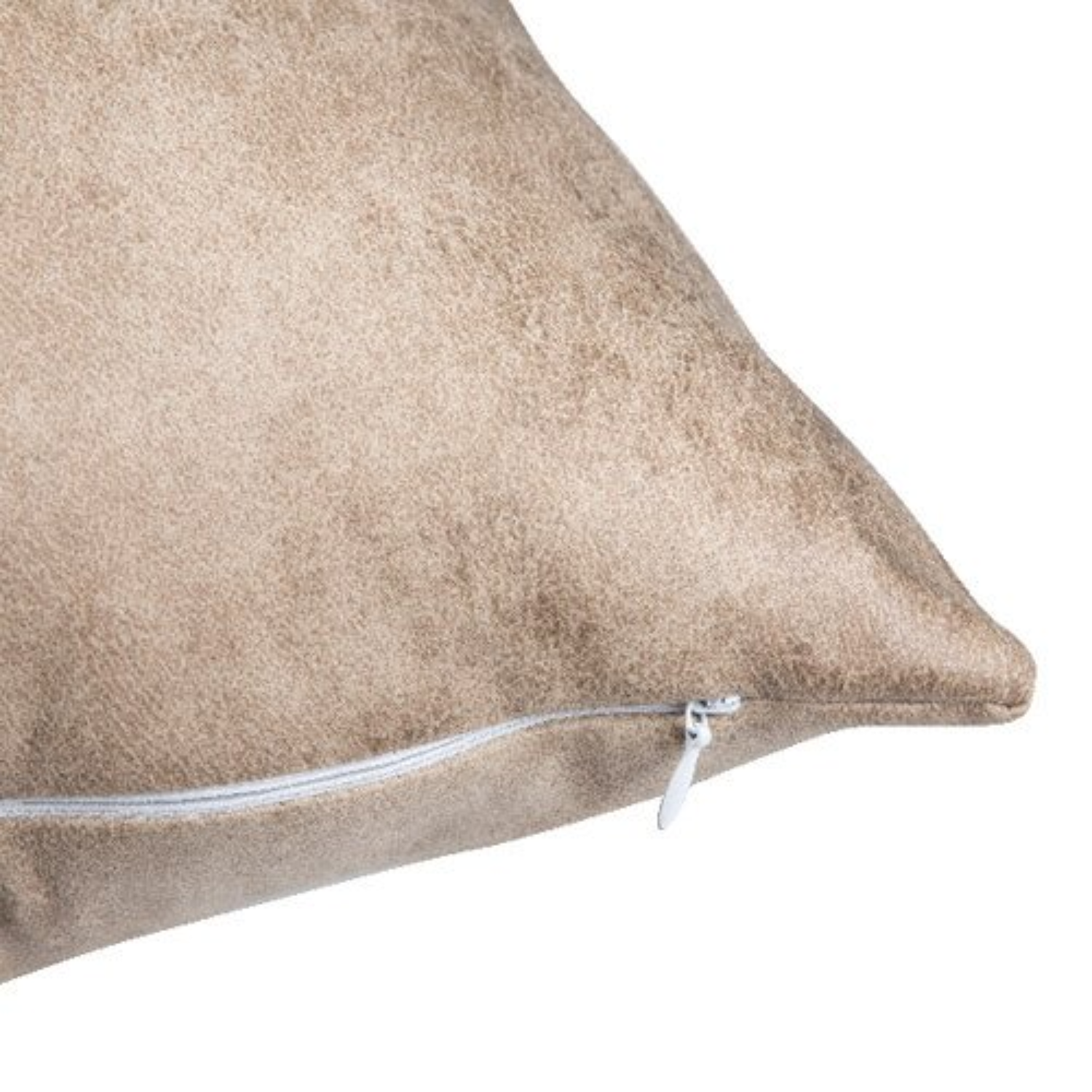 Funda de Almohada | Cuerina Suave | Chocolate | 40x40 cm