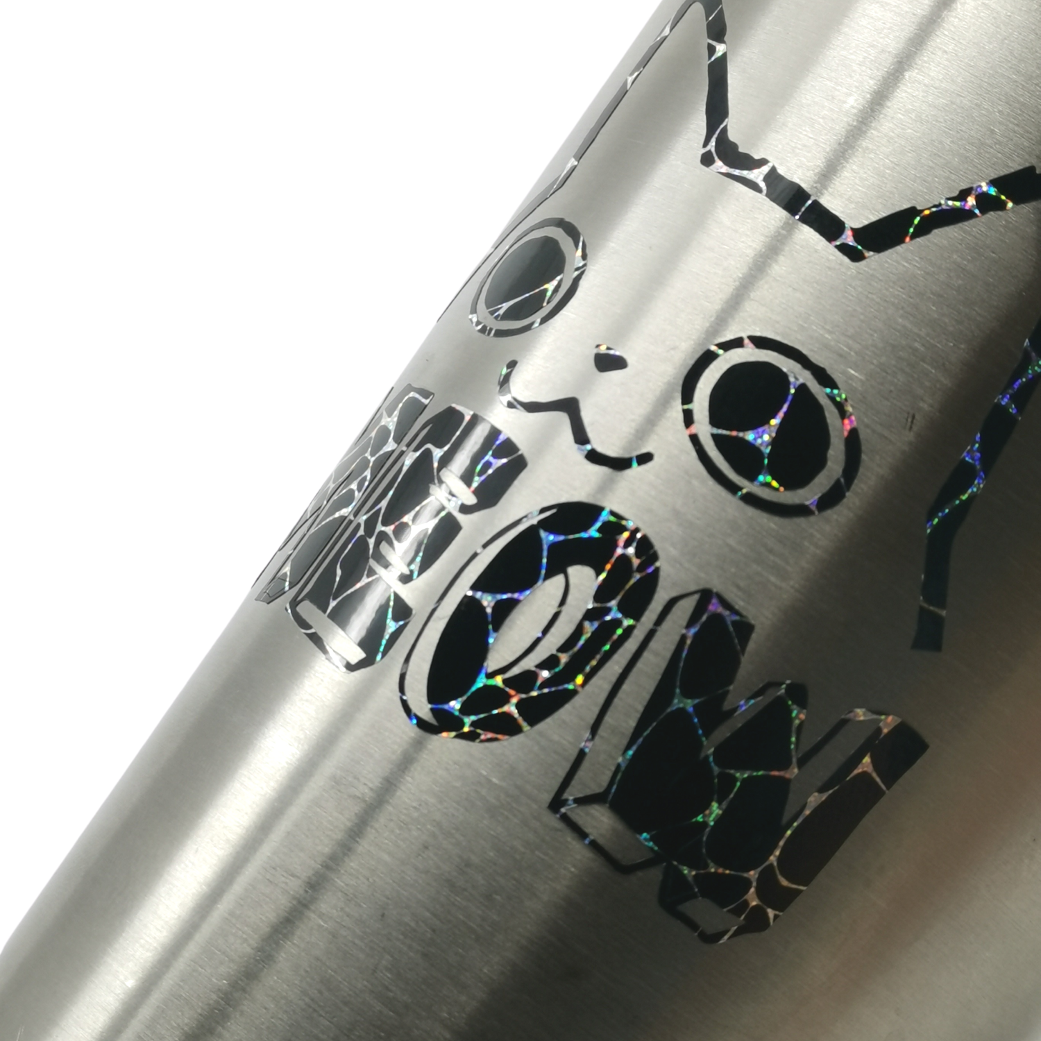 Vinil Adhesivo | Permanente | Cracked Black | Ancho 12"