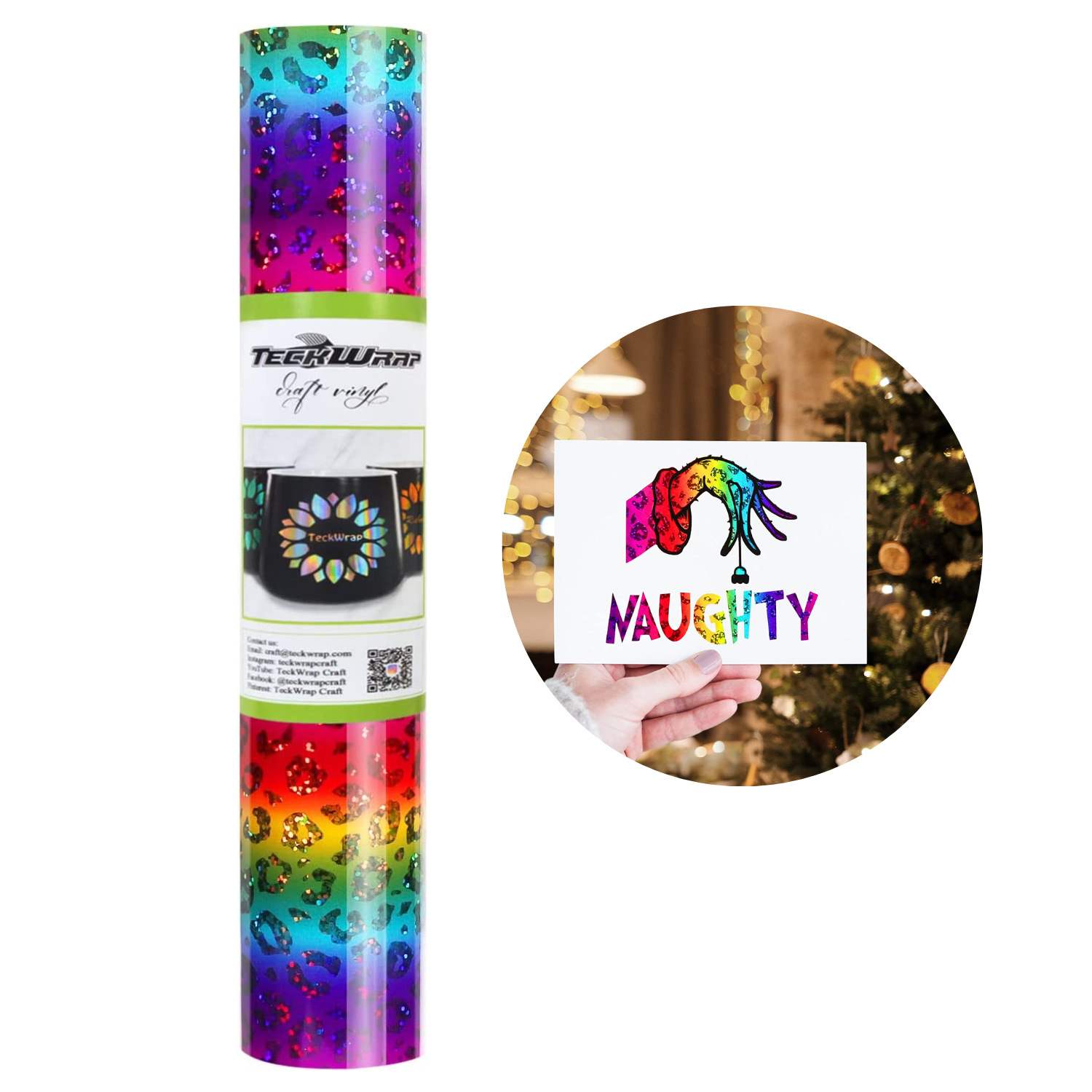 Vinil Adhesivo | Permanente | Leopard | Ancho 12"