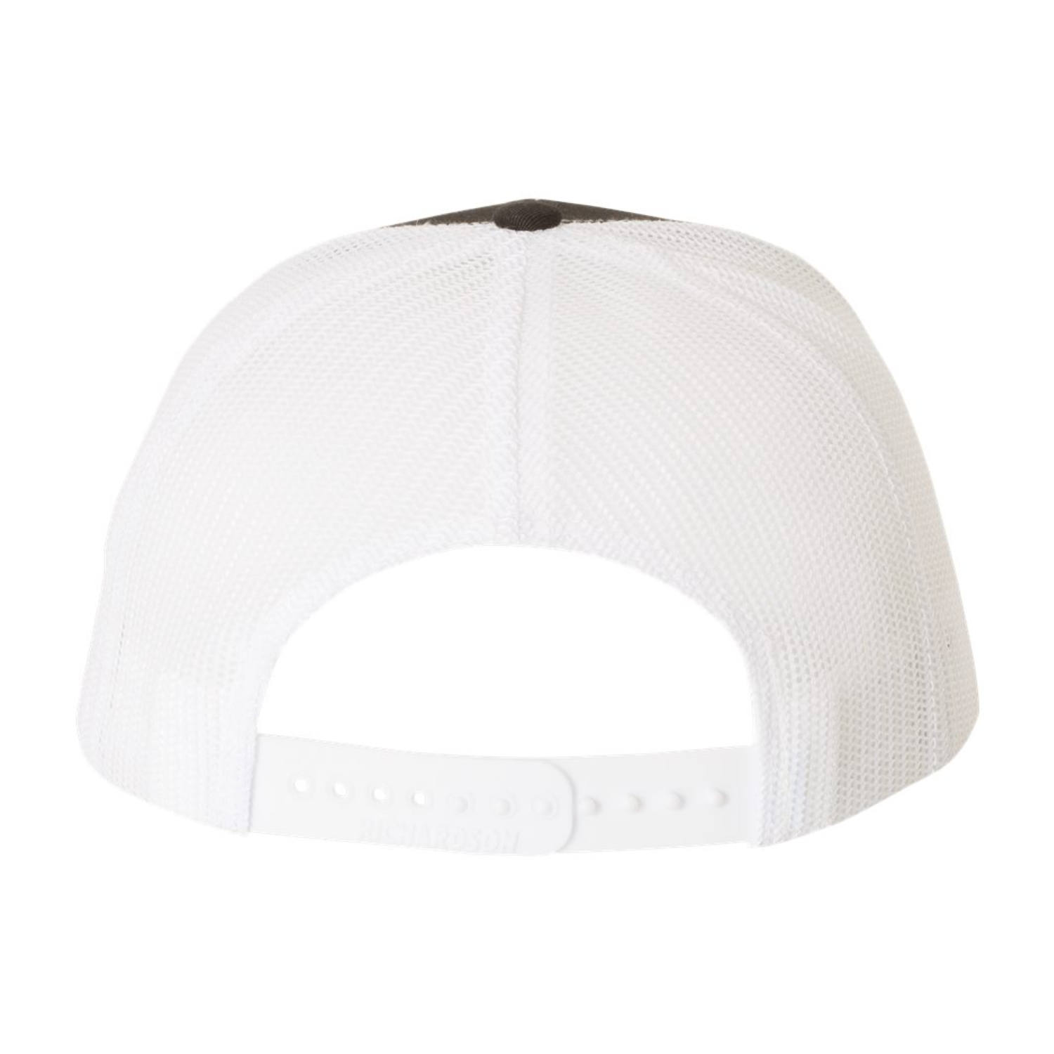 Richardson 112 | Adjustable Snapback Trucker Cap | Black/ White