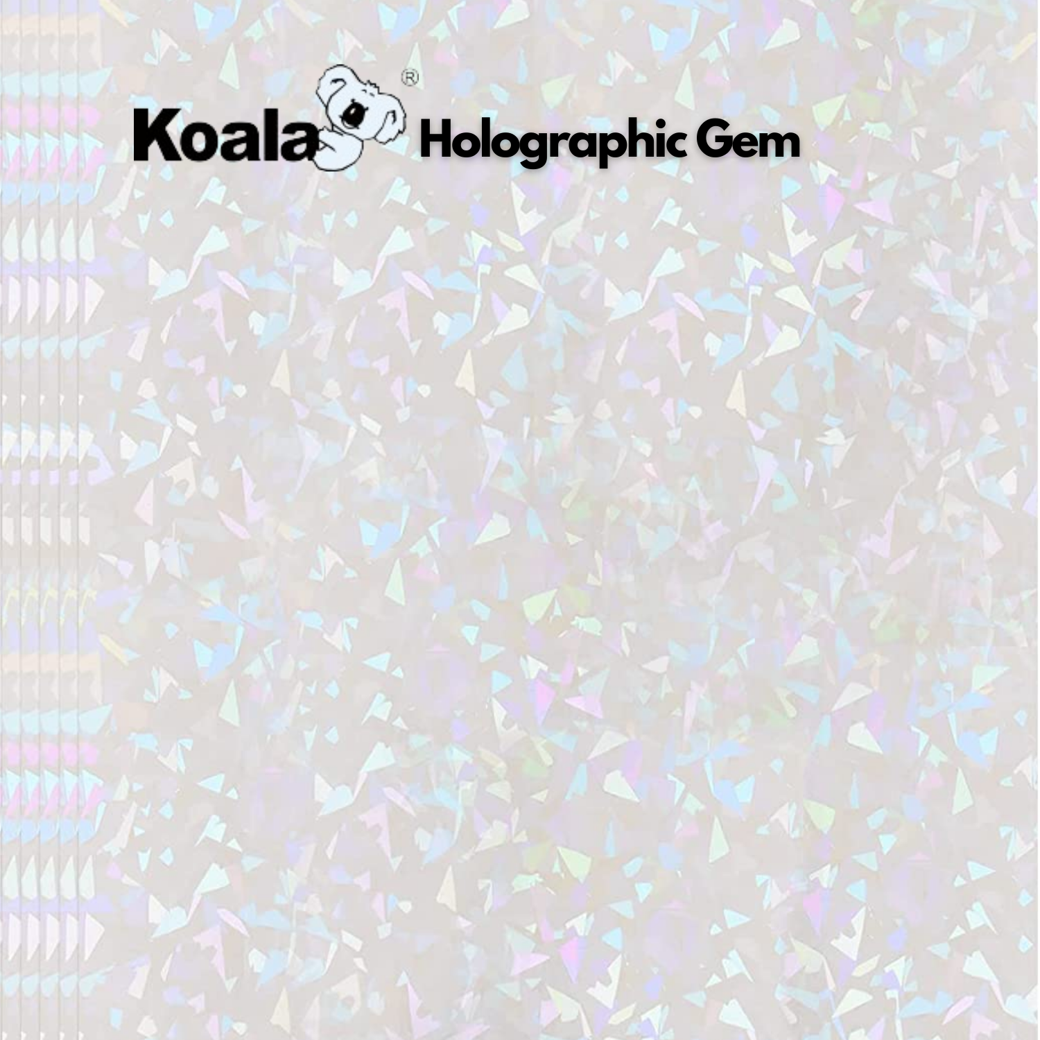 Koala | Laminado Holographic Gem | NO ES PARA IMPRIMIR