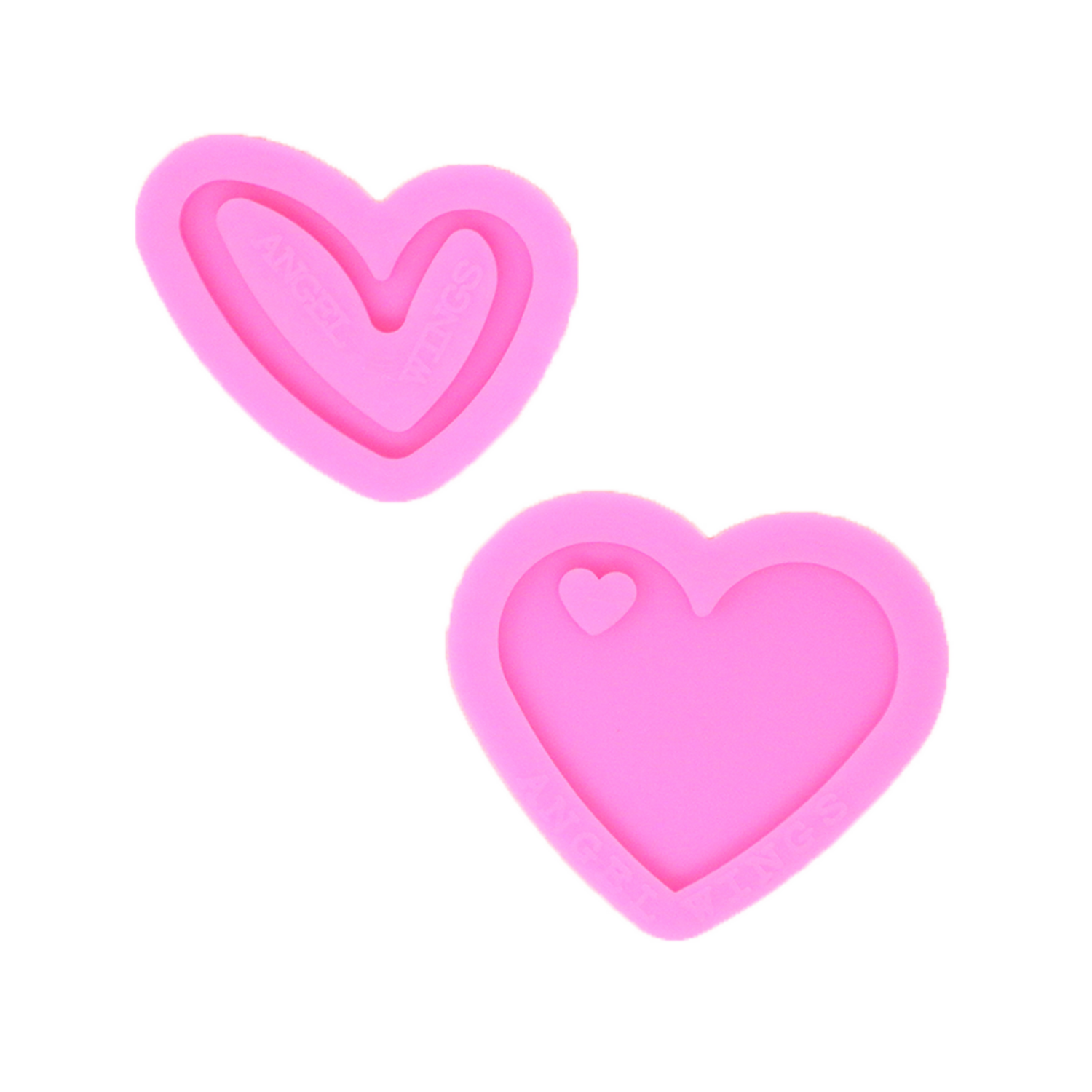 Molde para Resina | Heart Keychains | Llaveros de ❤