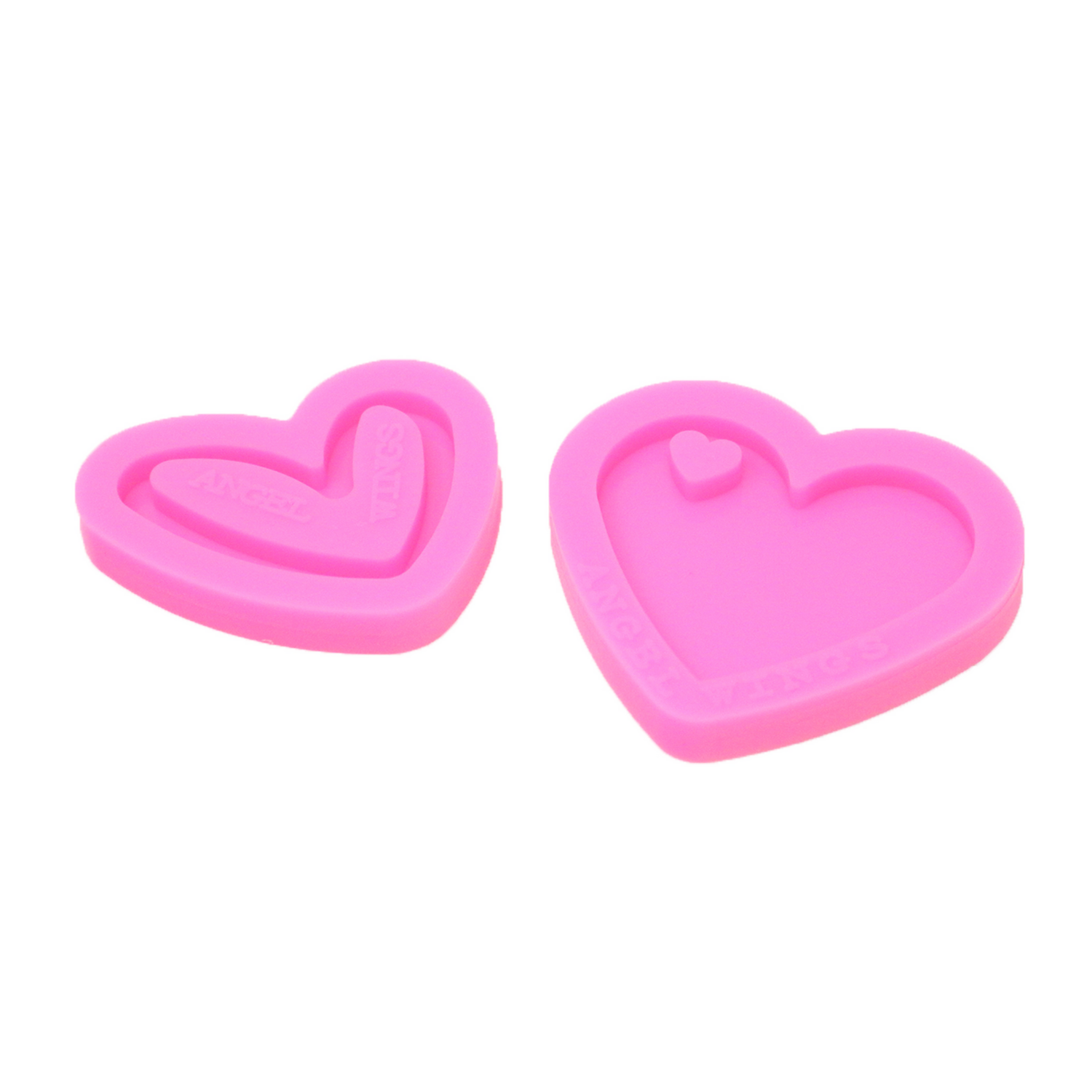 Molde para Resina | Heart Keychains | Llaveros de ❤