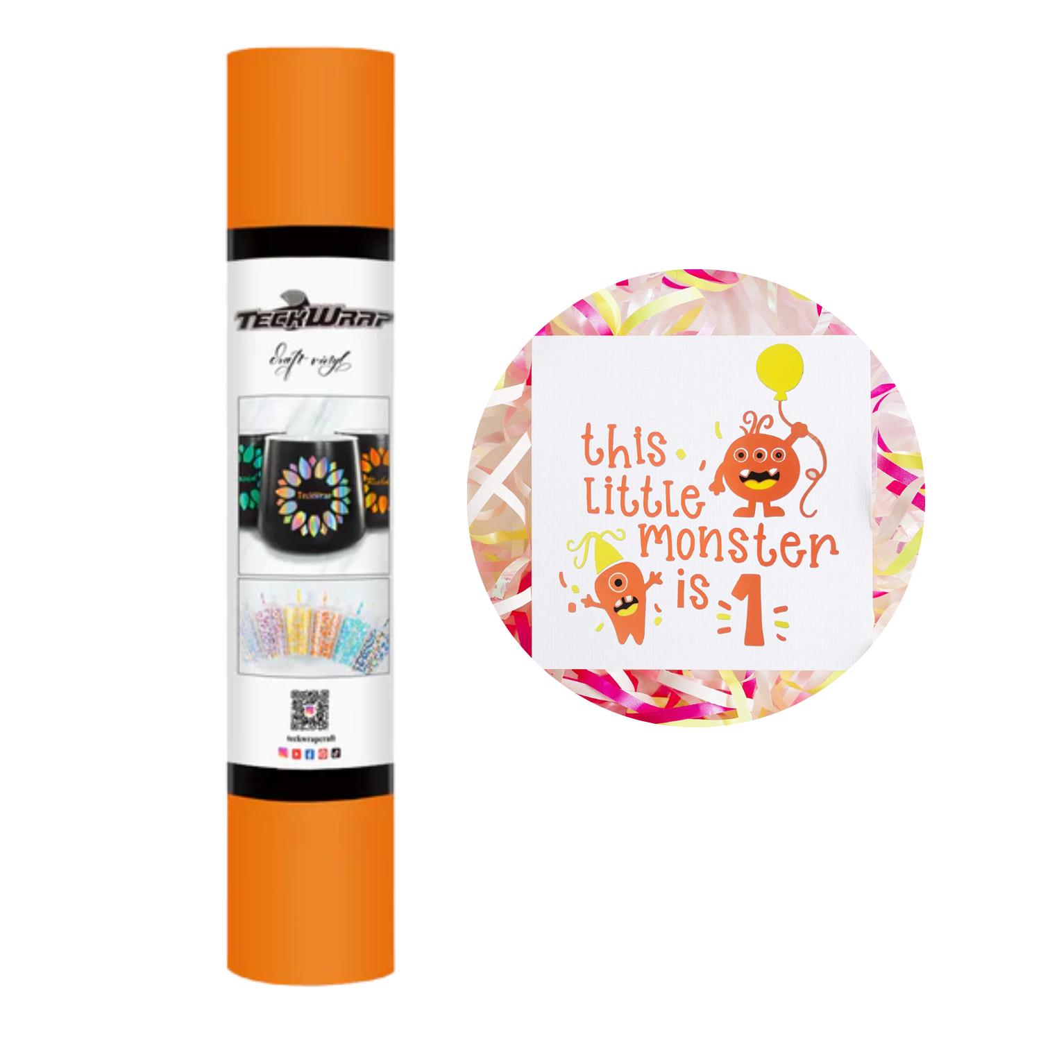 Vinil Adhesivo | Permanente | 001M Pumpkin | Ancho 12"