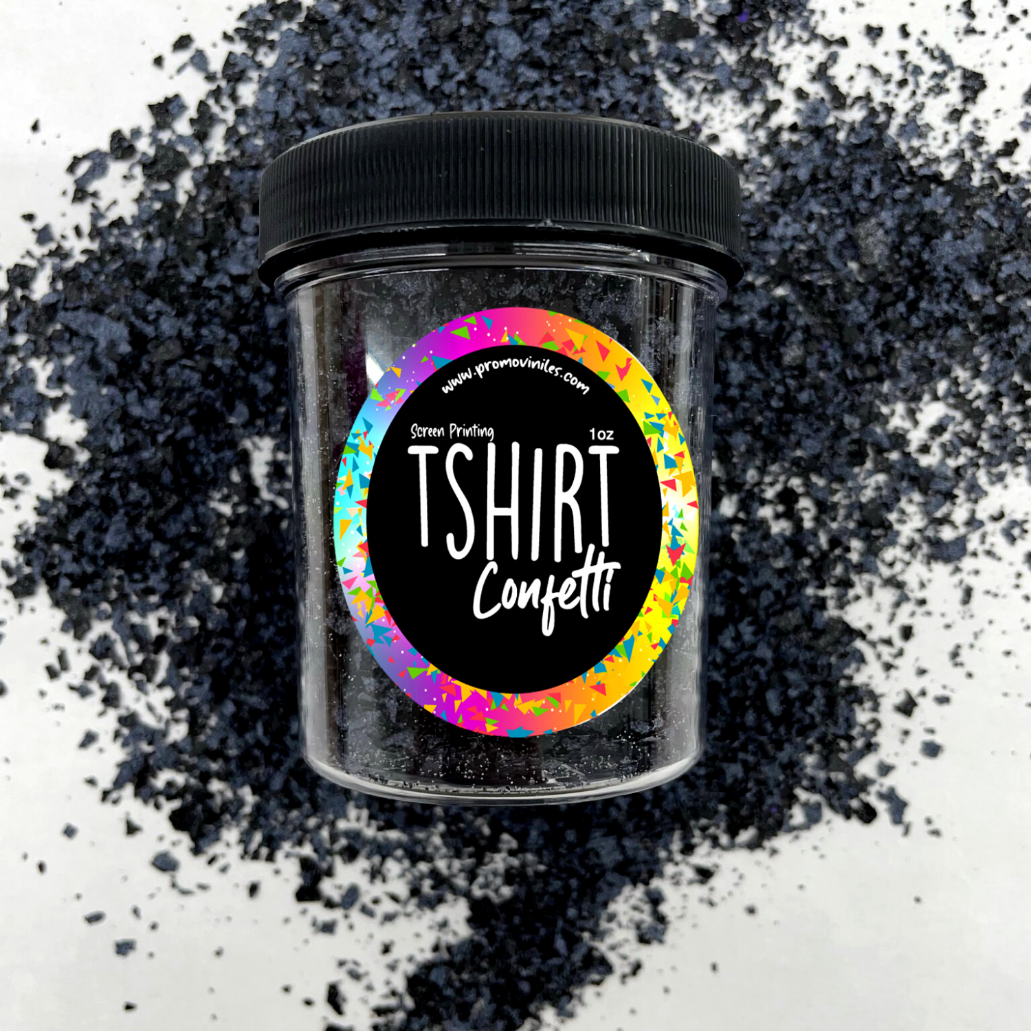 Screen Print Confetti | Black