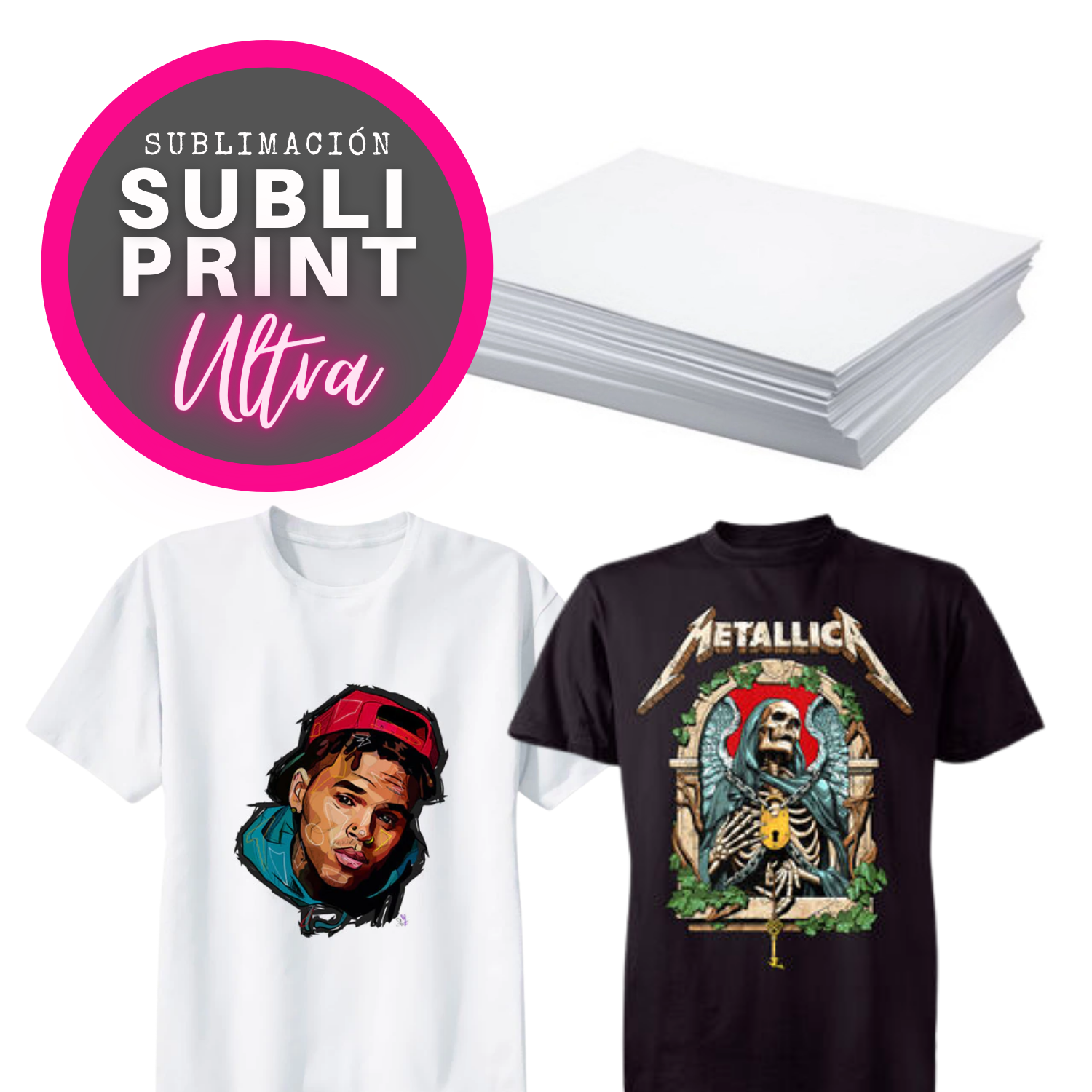 SubliPrint Ultra Vinil Térmico Sublimable Paquete de Hojas