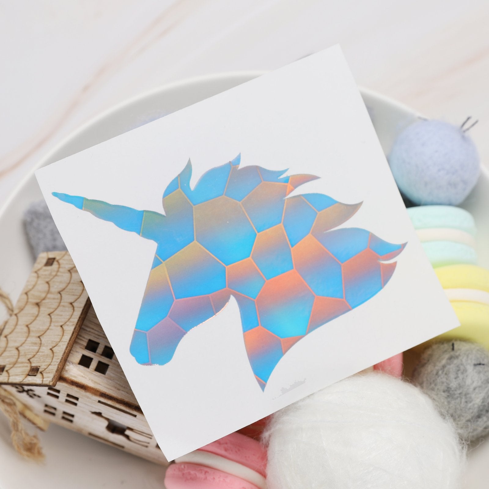 Vinil Adhesivo | Permanente | Semi Clear Opal | Water Cube | Ancho 12"