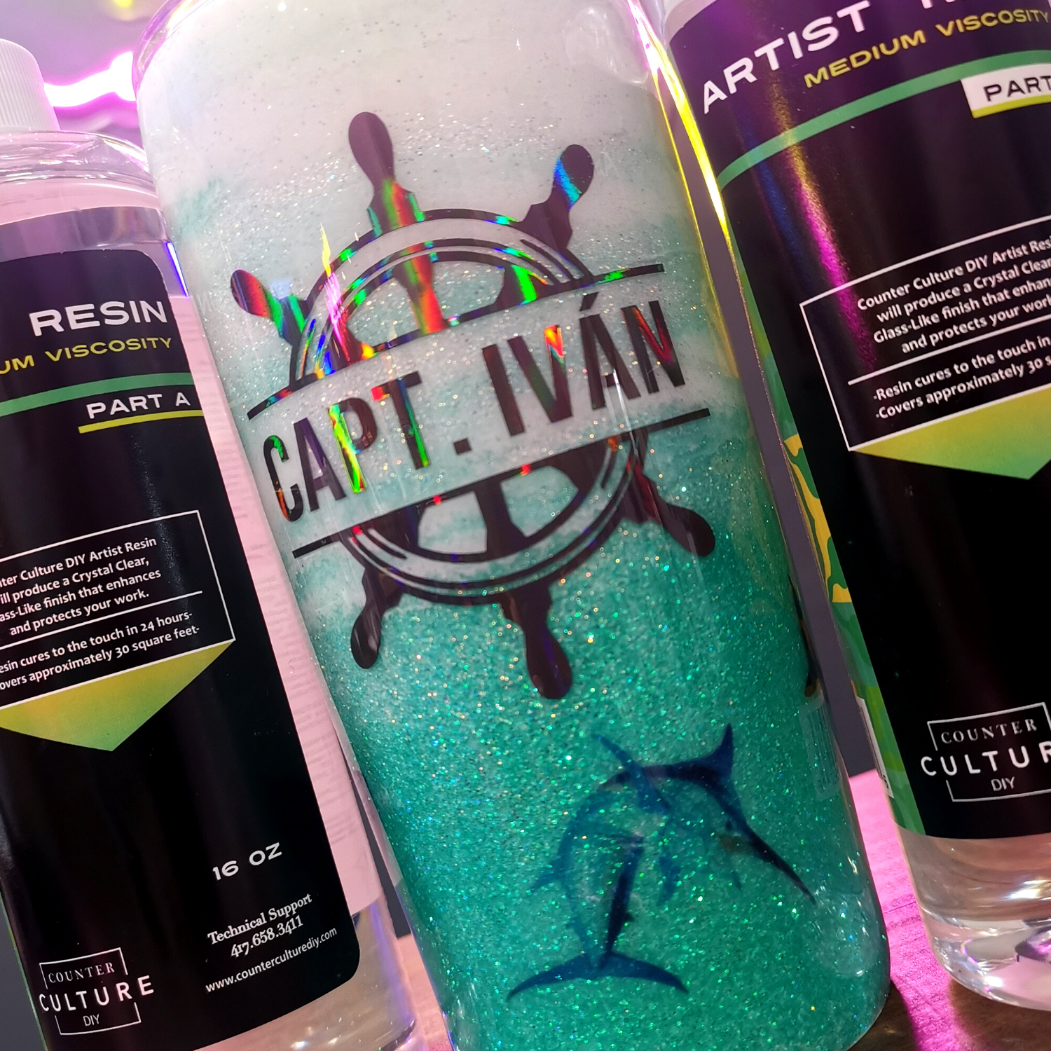 Resina | Artist Resin | Medium Viscosity | Kit de 8oz