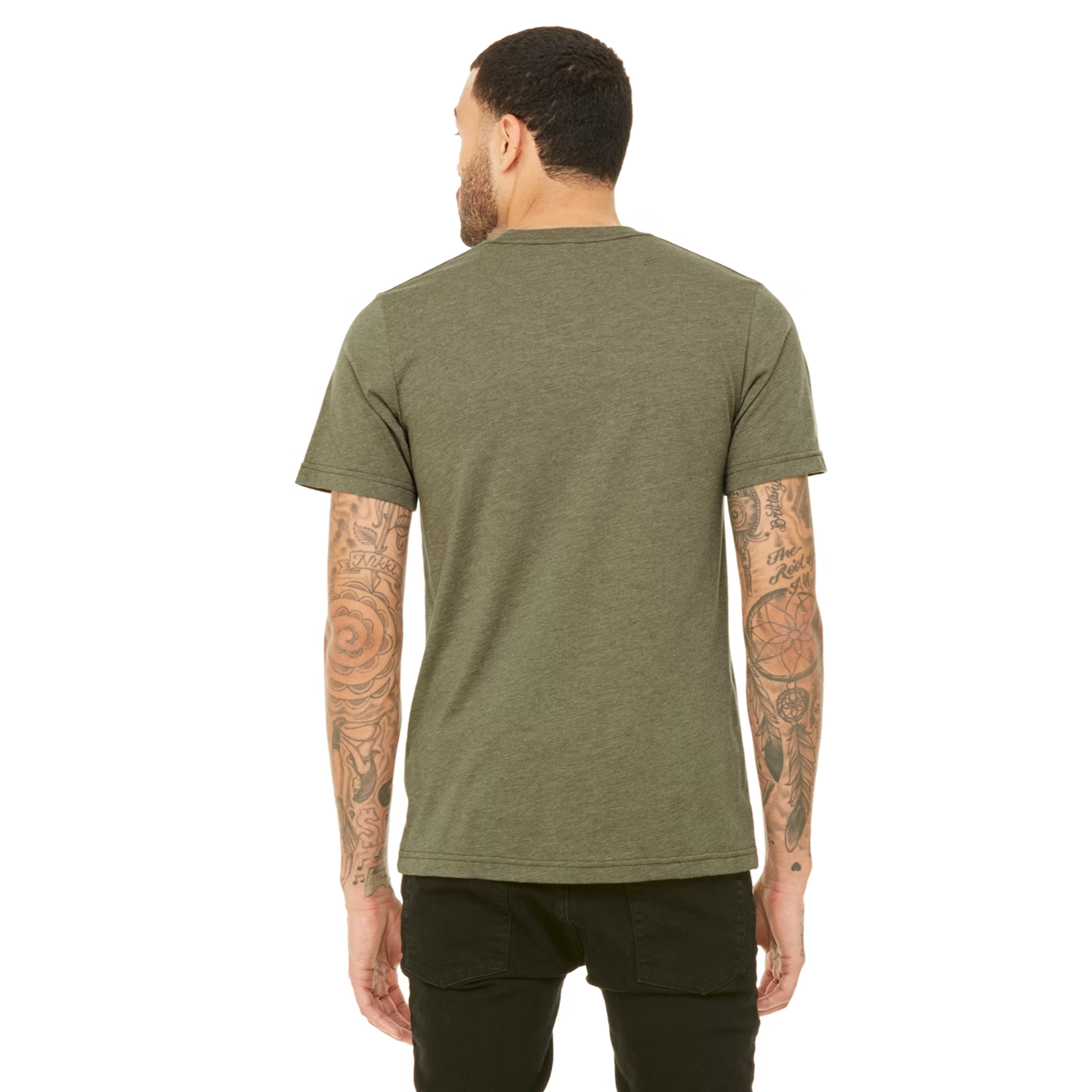 Bella Canvas 3001CVC | Heather Olive | UNISEX