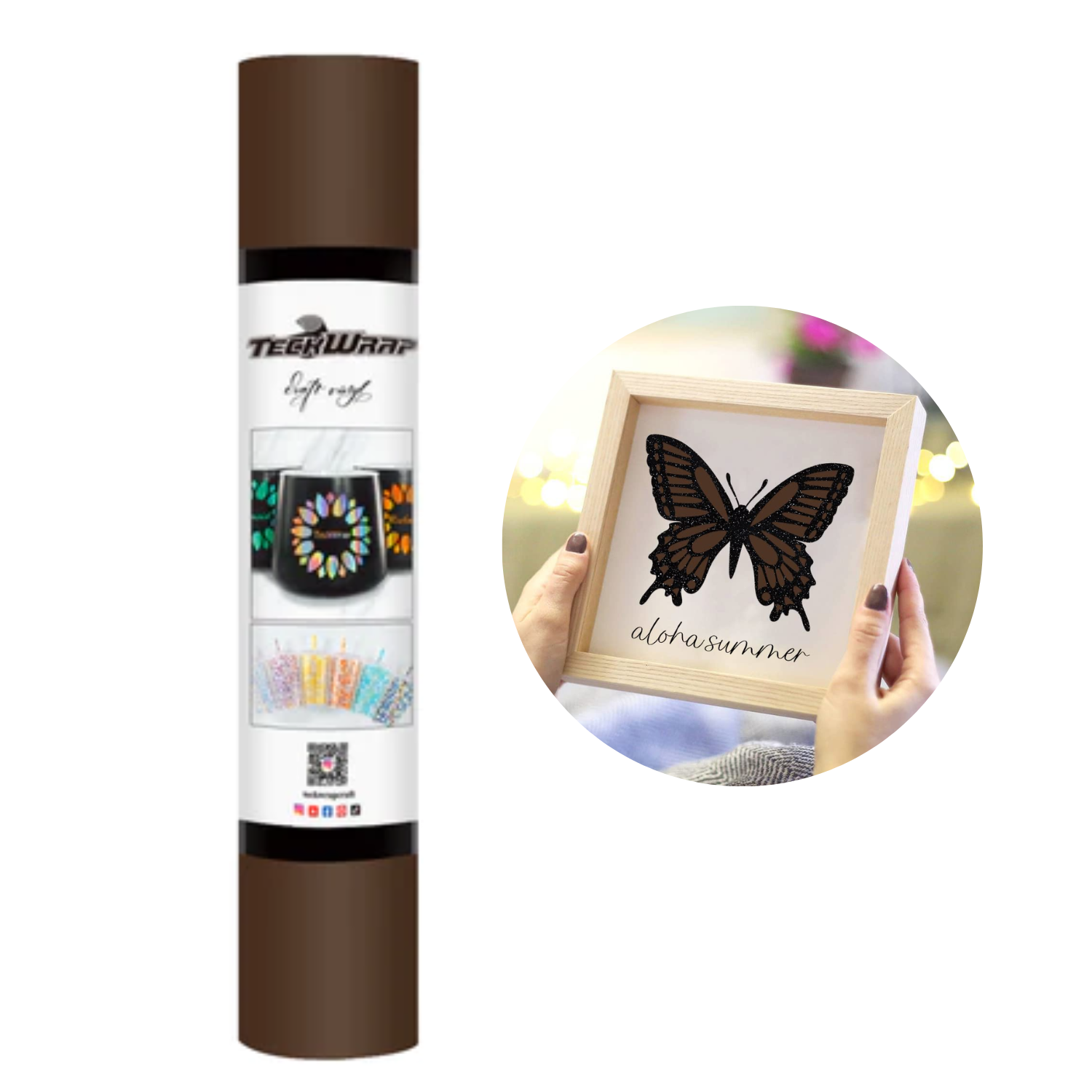 Vinil Adhesivo | Permanente | 001M Brown | Ancho 12"