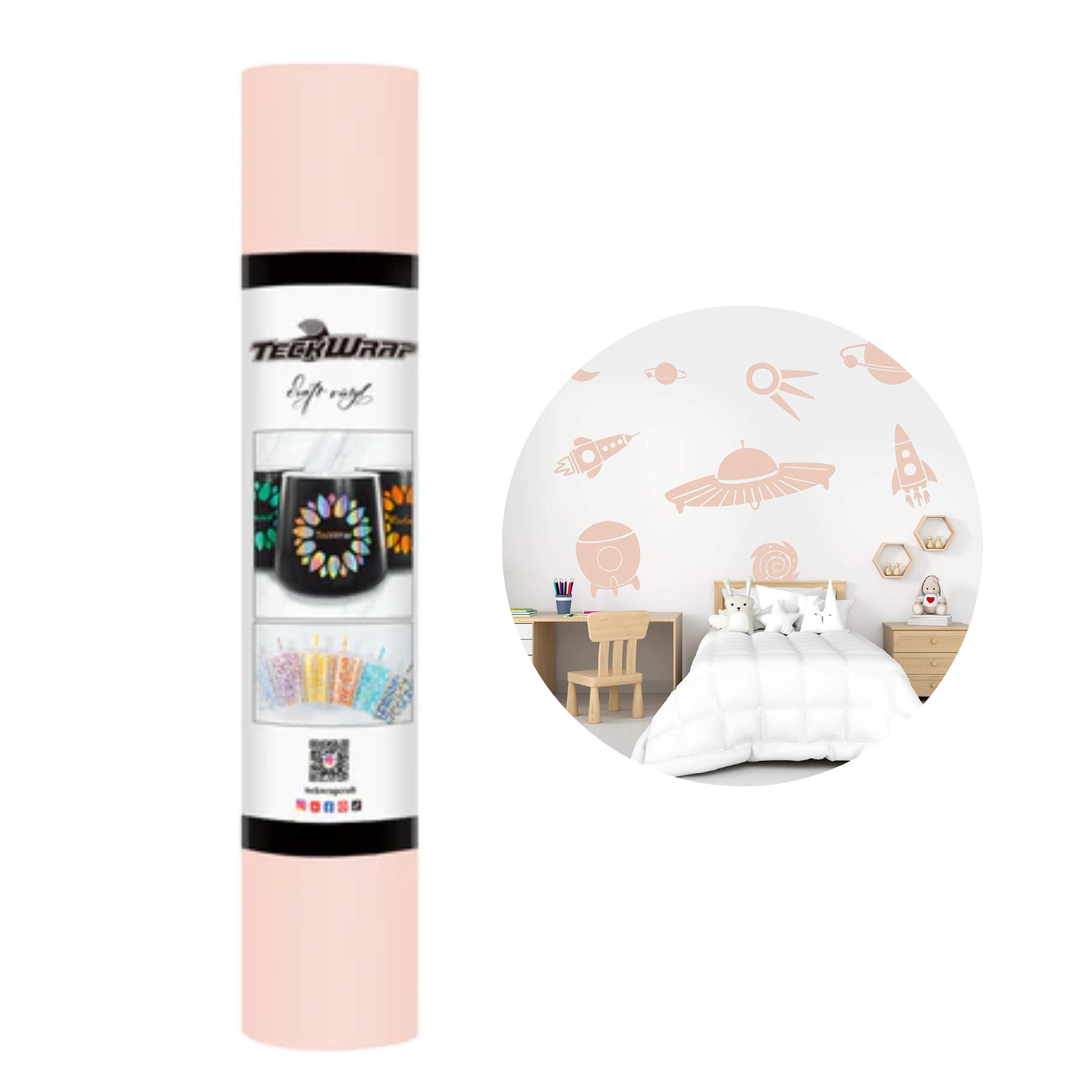 Vinil Adhesivo | Permanente | 001M Cream | Ancho 12"