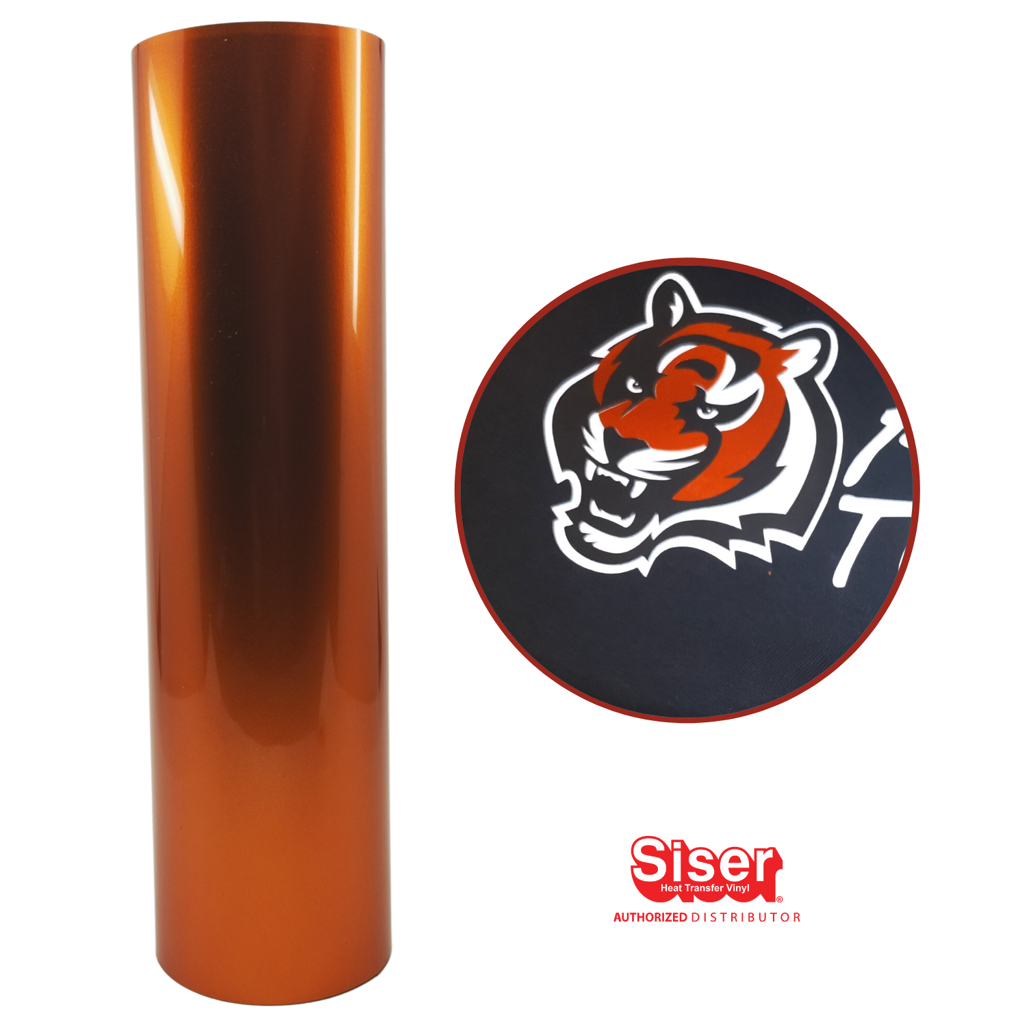 Siser EasyWeed Electric Vinil Textil Térmico | Naranja | Orange | Ancho 12"