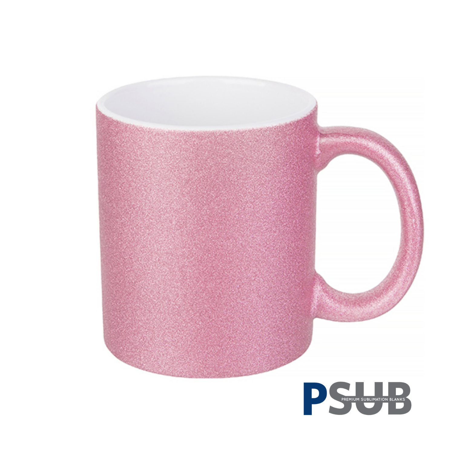 Taza de cerámica escarchada | Rosada | 11oz
