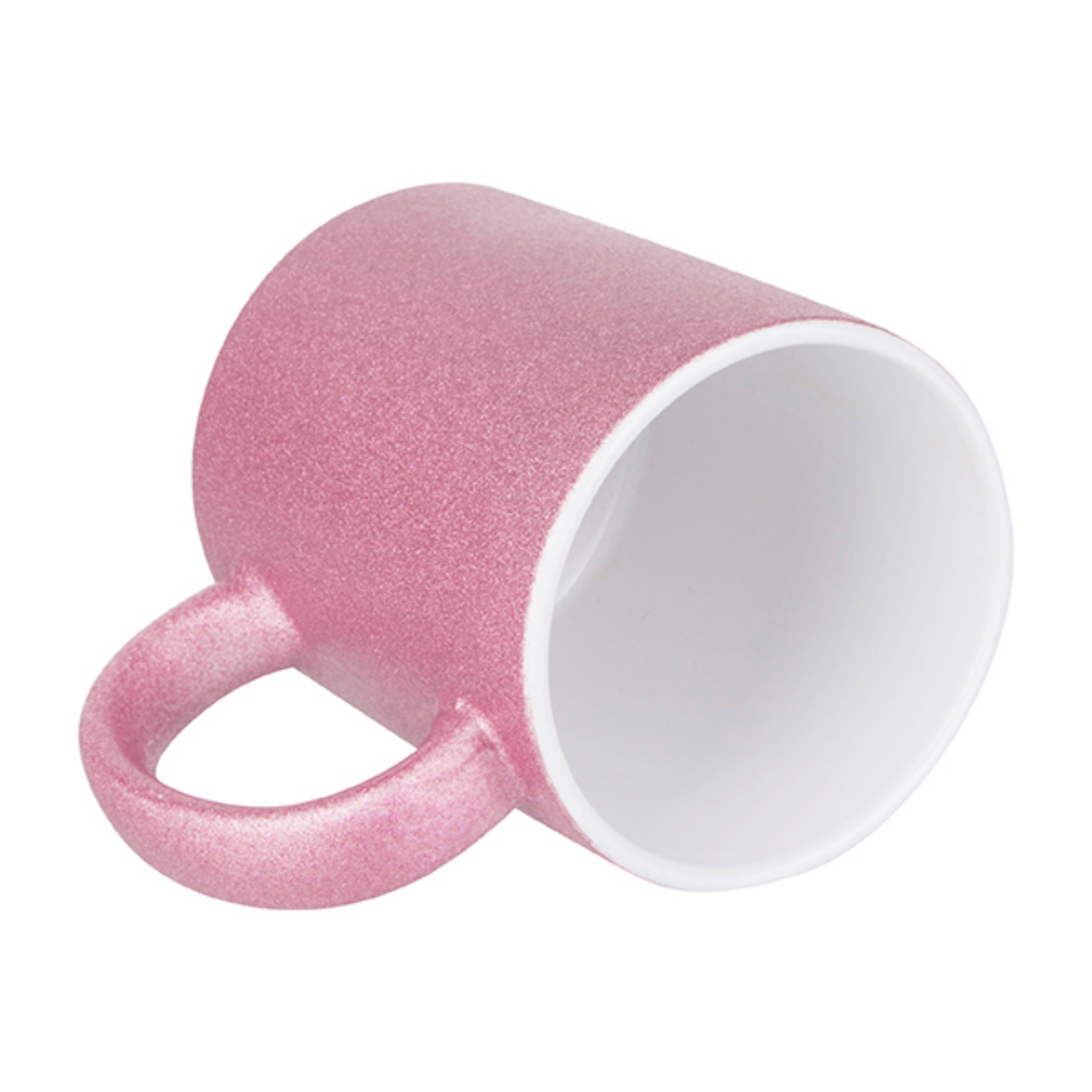 Taza de cerámica escarchada | Rosada | 11oz