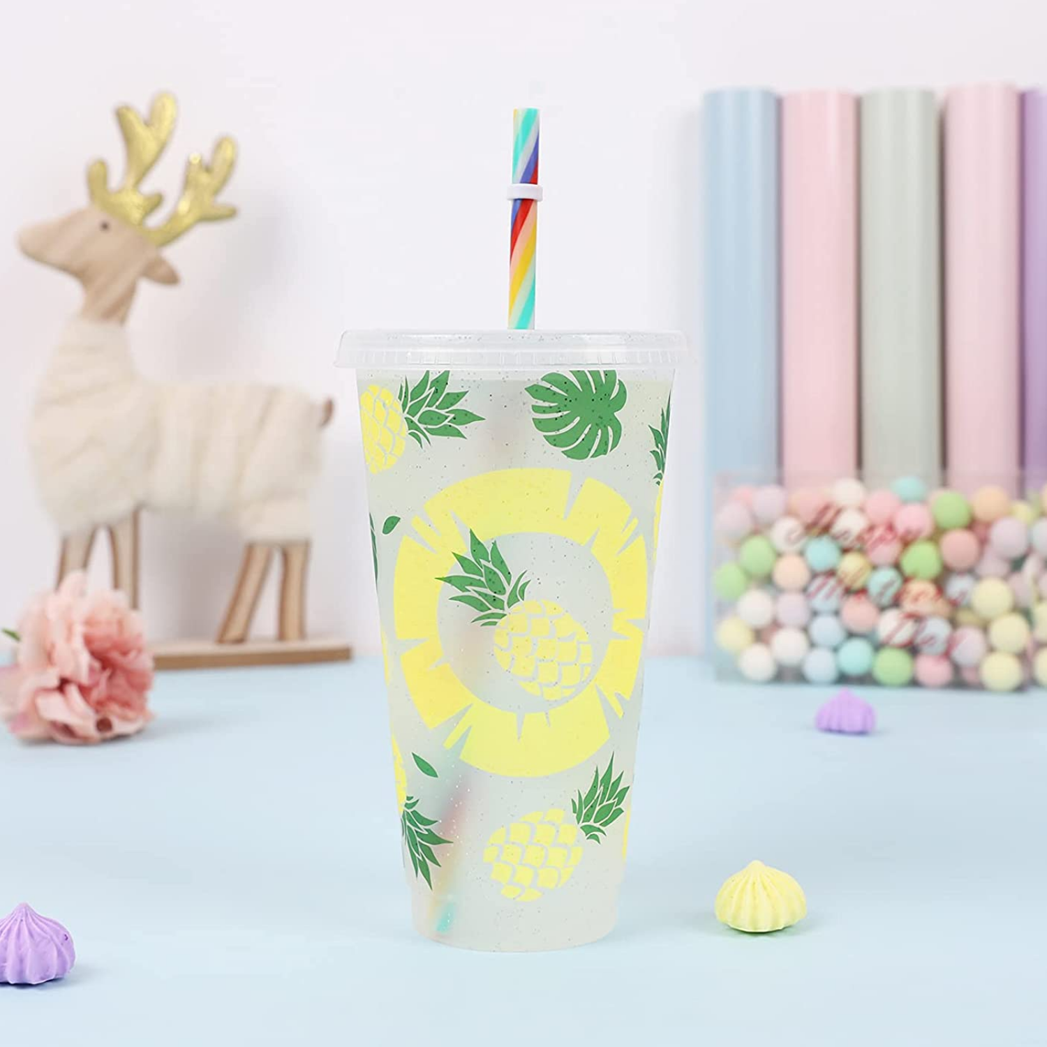 Vinil Adhesivo | Permanente | Clear to Yellow | Frío