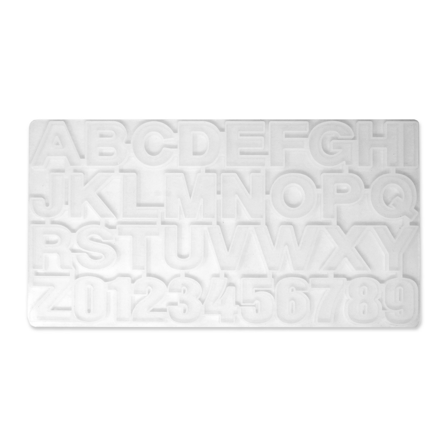 Molde para Resina | Letras y números | Llaveros