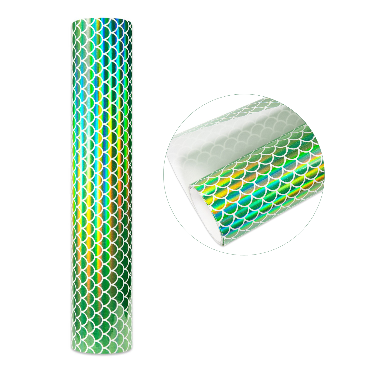 Vinil Adhesivo | Mermaid Light Green | Ancho 12"