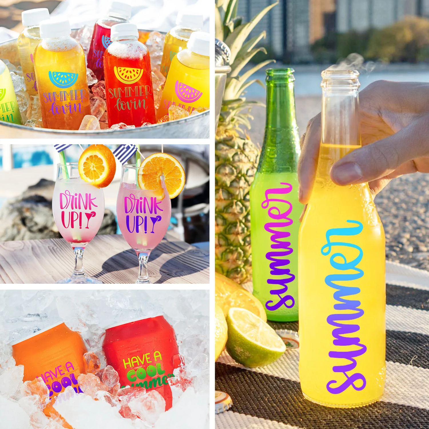 Vinil Adhesivo | Permanente | Blue to Purple | Frío