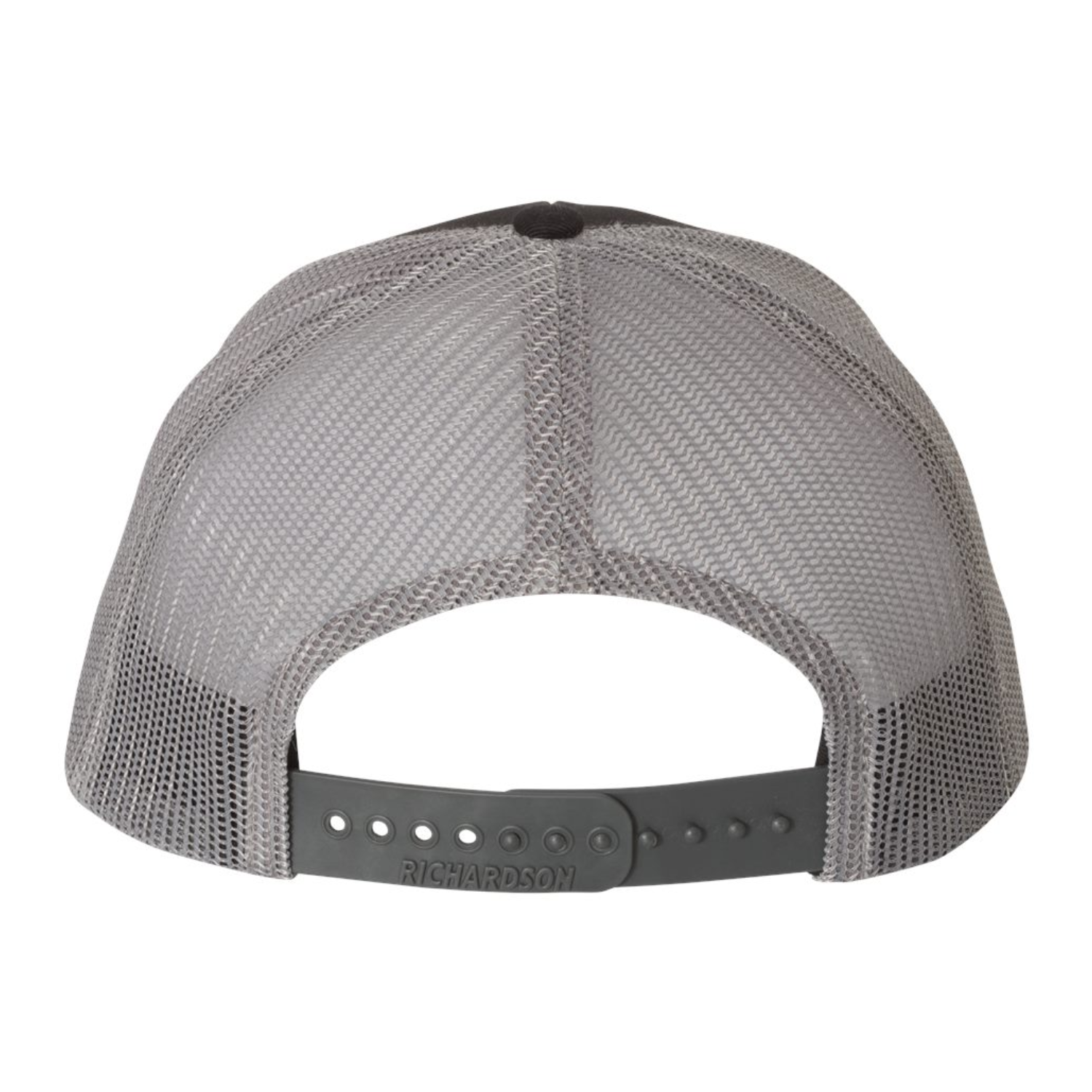 Richardson 112 | Adjustable Snapback Trucker Cap | Black/ Charcoal