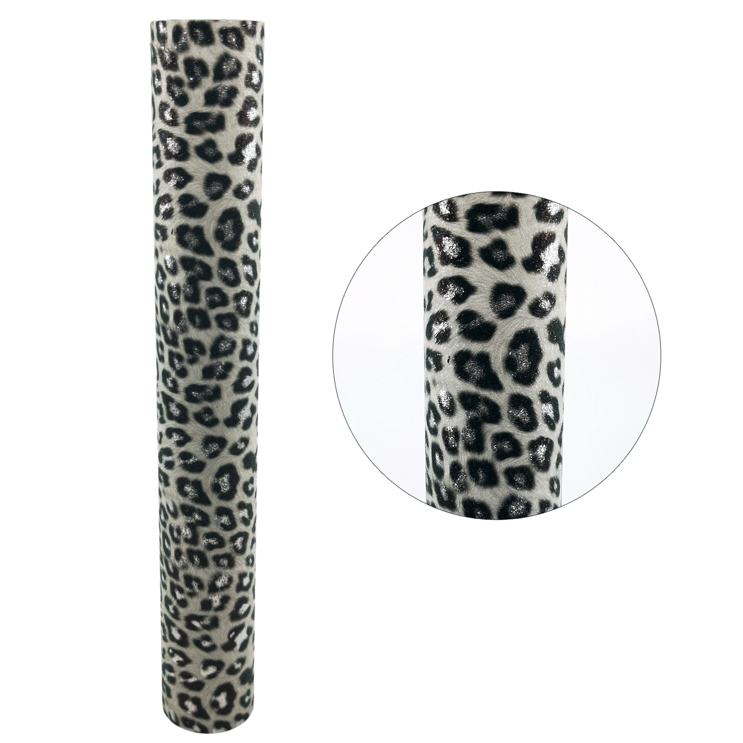 Vinil Adhesivo | Permanente | Black & White Leopard | Ancho 12"