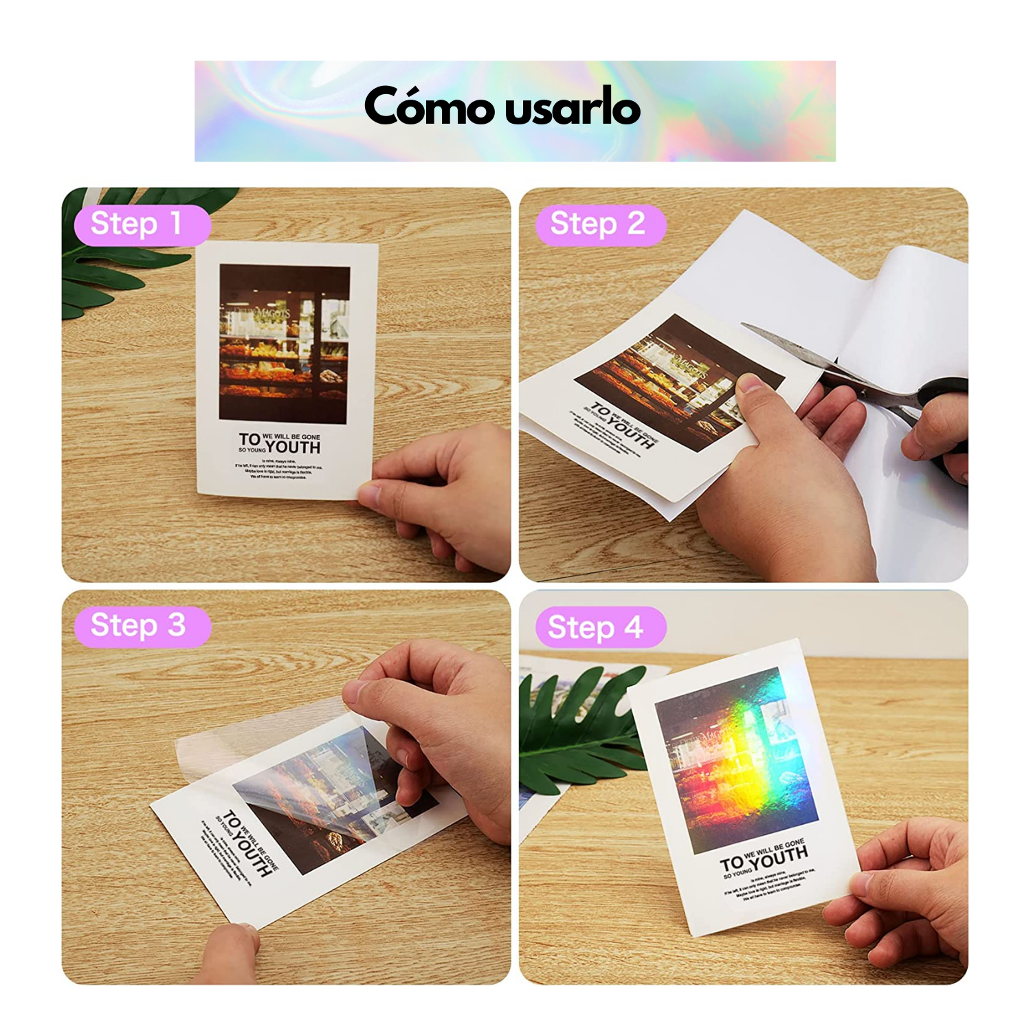 Koala | Laminado Holographic Rainbow | NO ES PARA IMPRIMIR