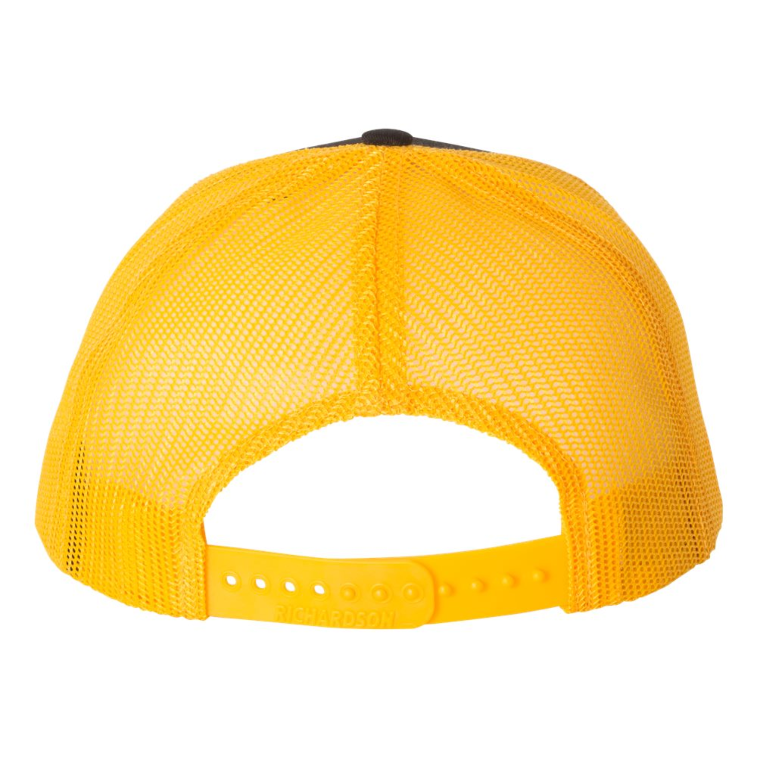 Richardson 112 | Adjustable Snapback Trucker Cap | Black/ Gold