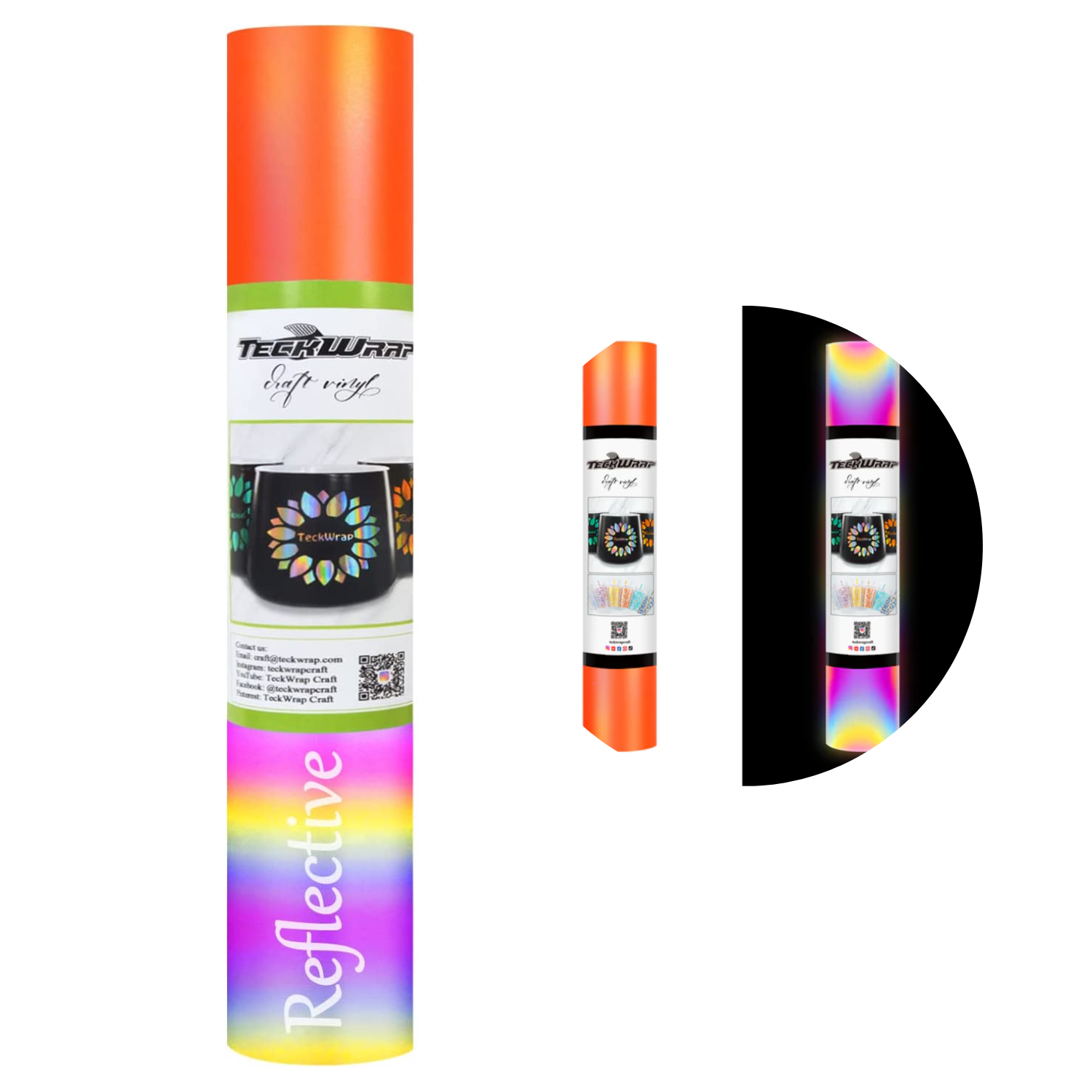 Vinil Adhesivo | Reflective Coral | Ancho 12"