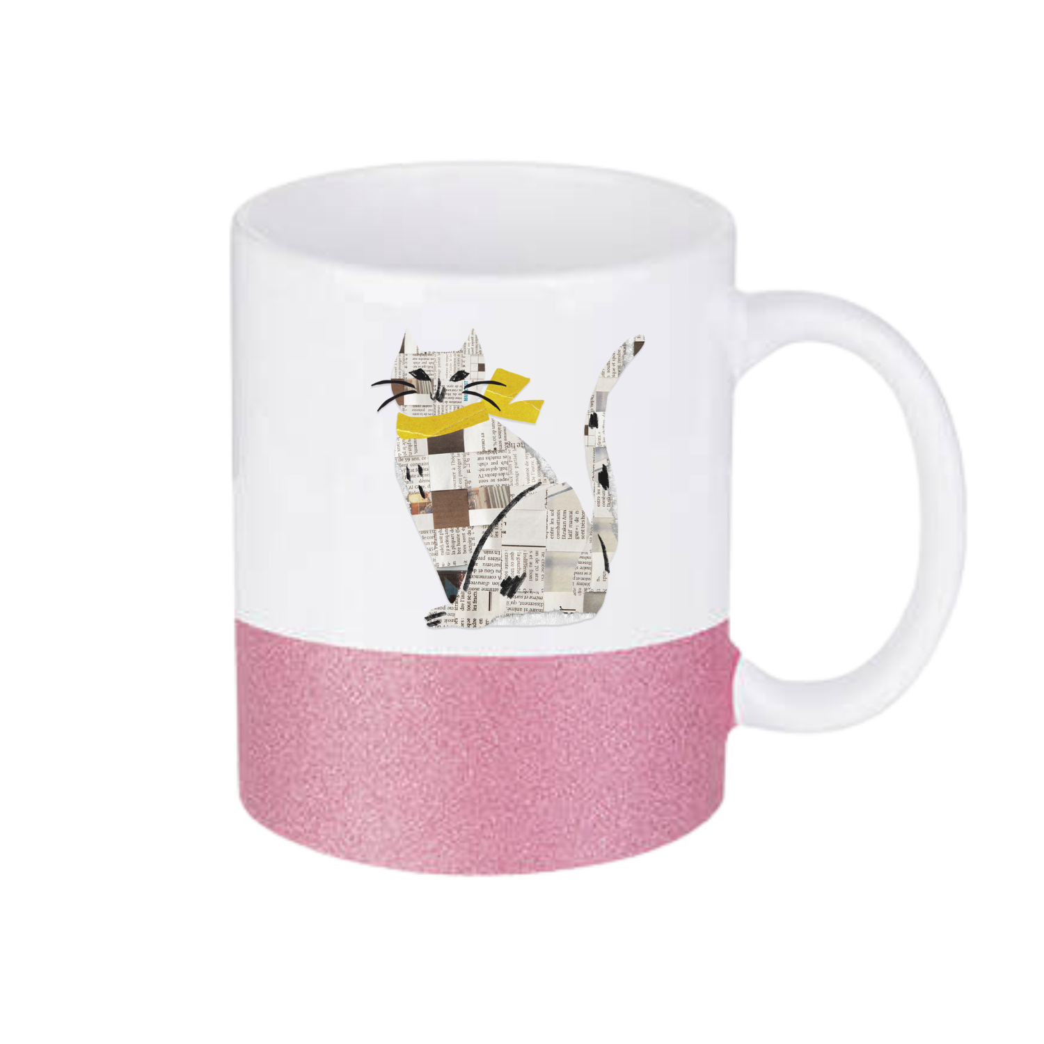 Taza de cerámica | Base Escarchada | Rosada | 11oz
