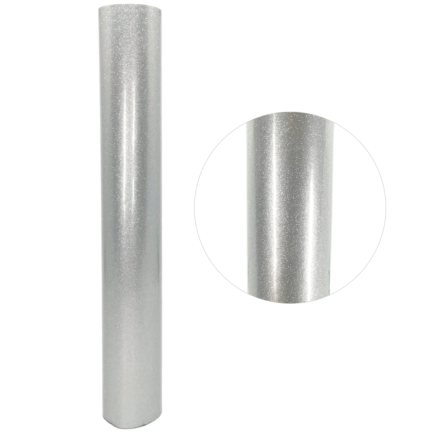 Vinil Adhesivo | Glitter Silver | 12"x12" - Promo Viniles Panamá