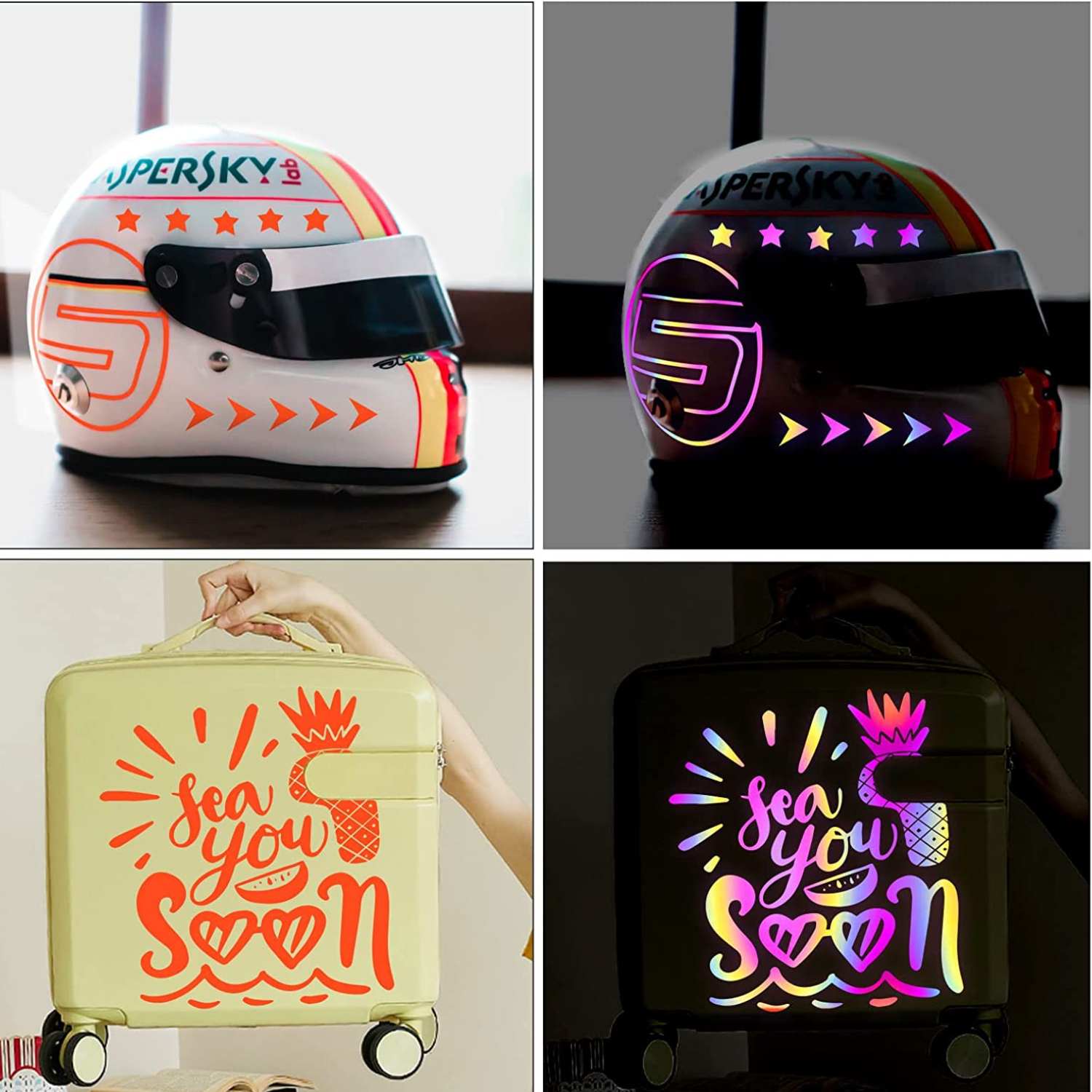 Vinil Adhesivo | Reflective Coral | Ancho 12"