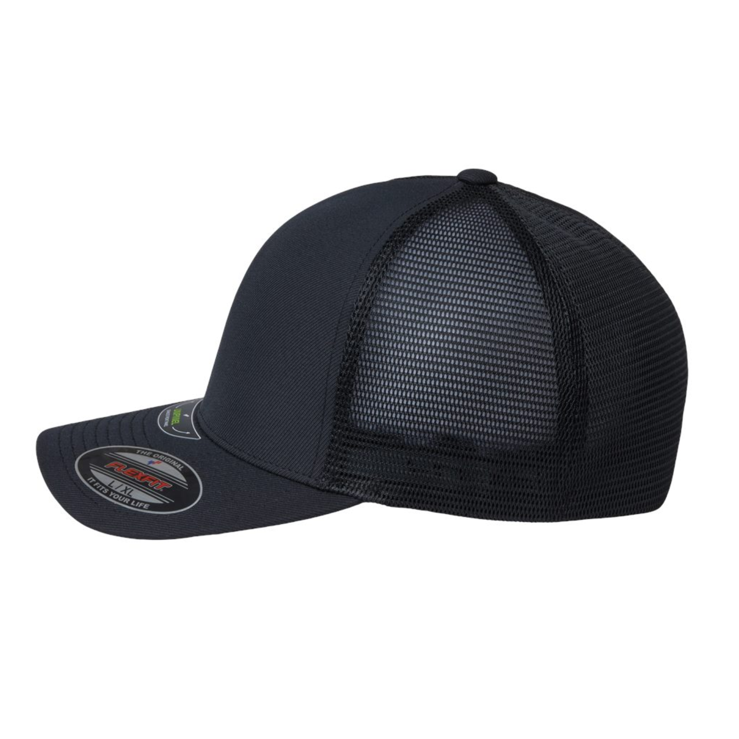 Flexfit 5511UP | Unipanel Trucker Cap | Black