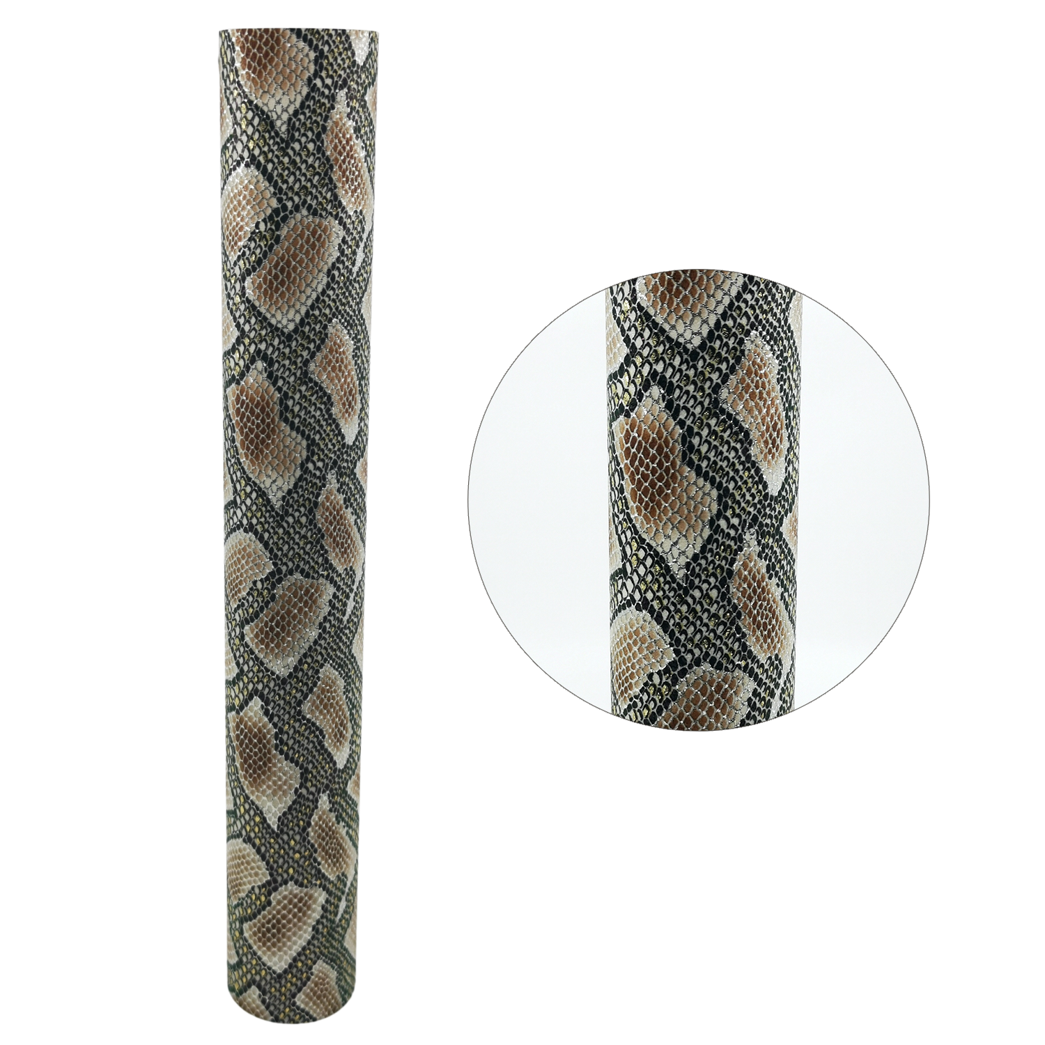 Vinil Adhesivo | Permanente | Gold Snake | Ancho 12"