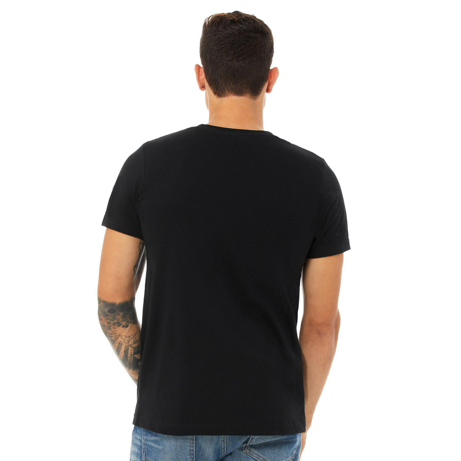 Bella Canvas 3001 CVC | Solid Black Blend | UNISEX