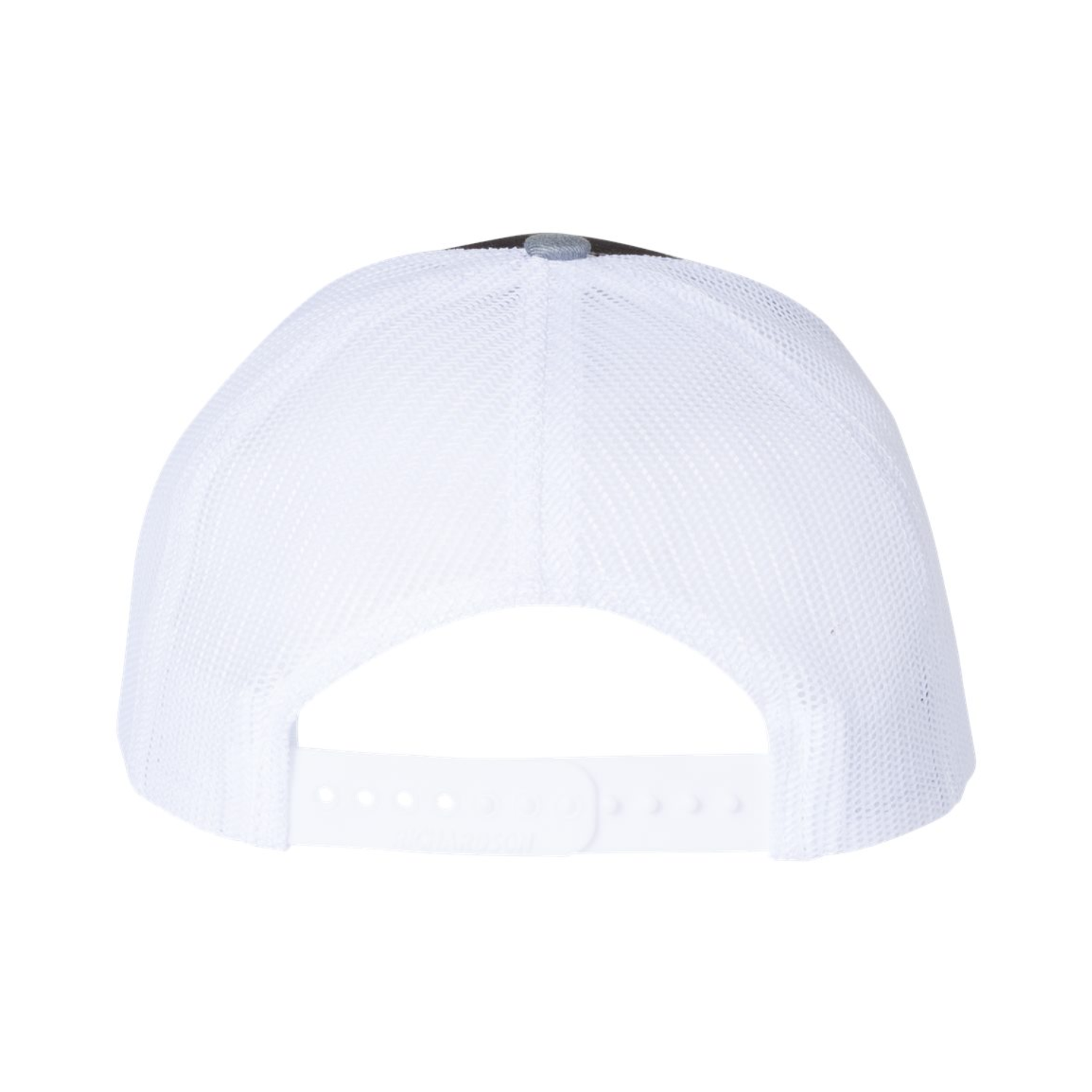 Richardson 112 | Adjustable Snapback Trucker Cap | Black/ White/ Heather Grey