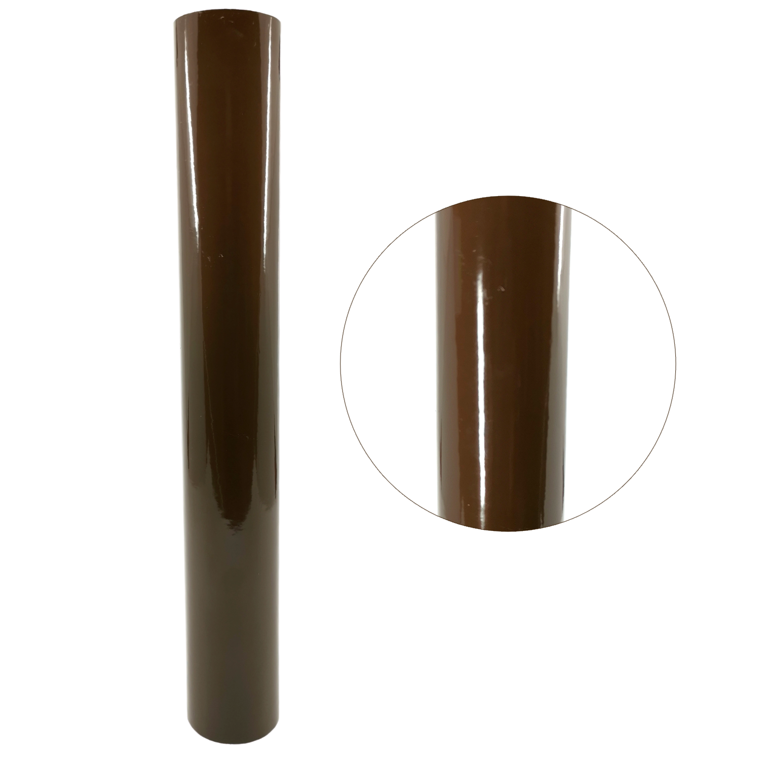 Vinil Adhesivo | Glossy Brown | 12"x12" - Promo Viniles Panamá