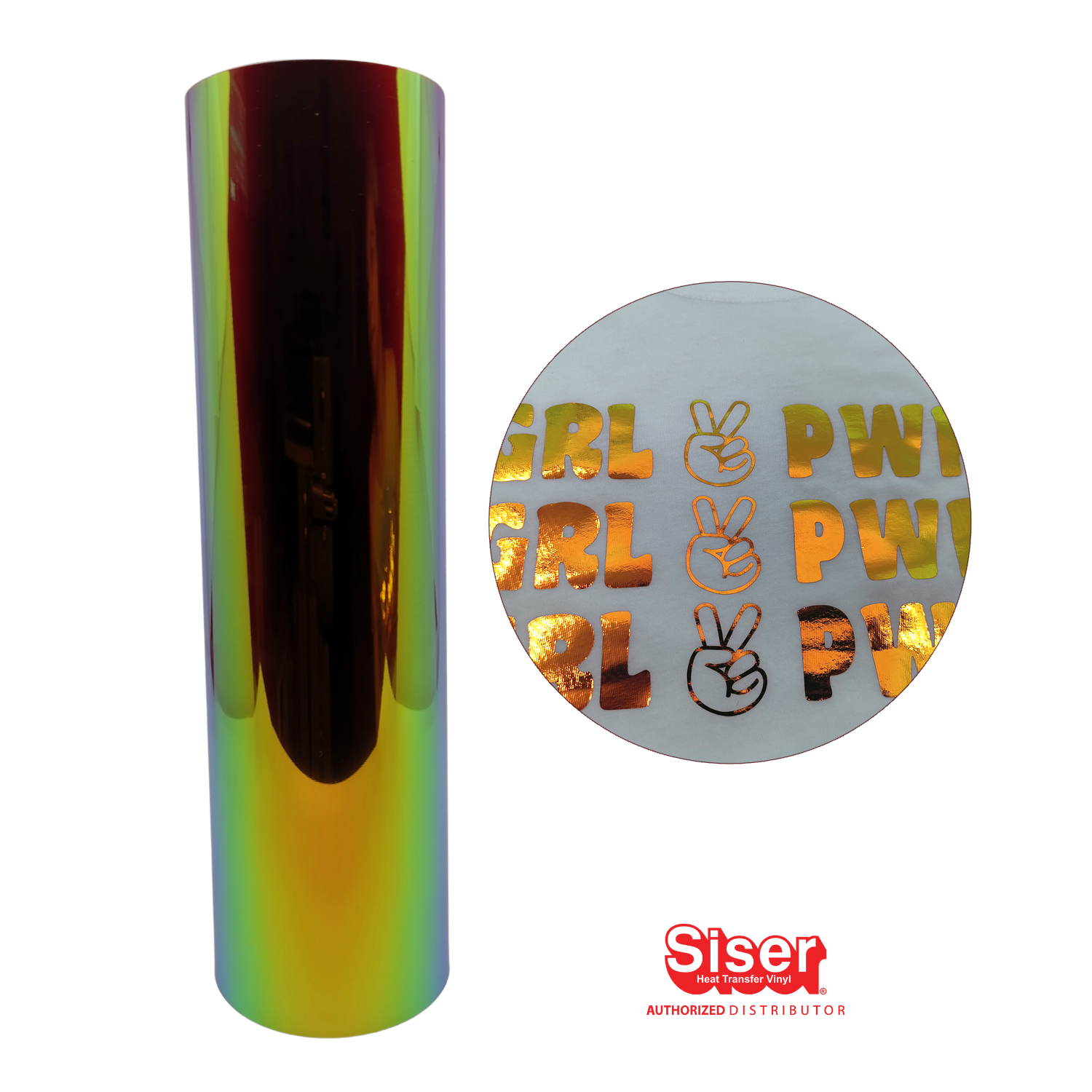 Siser Holographic® Firelit Pearl | Vinil Textil Térmico