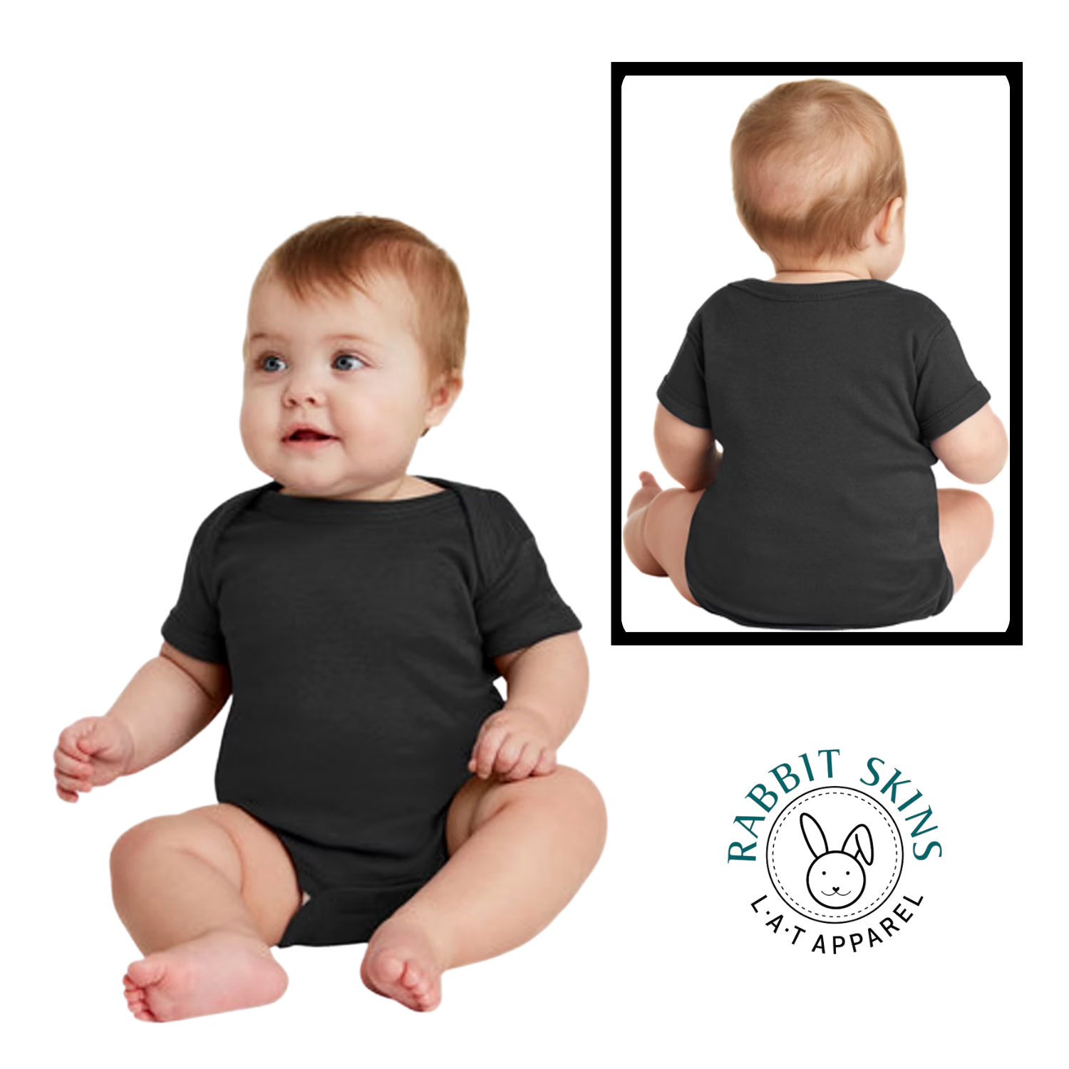 Rabbit Skins | Body para bebés | Negro