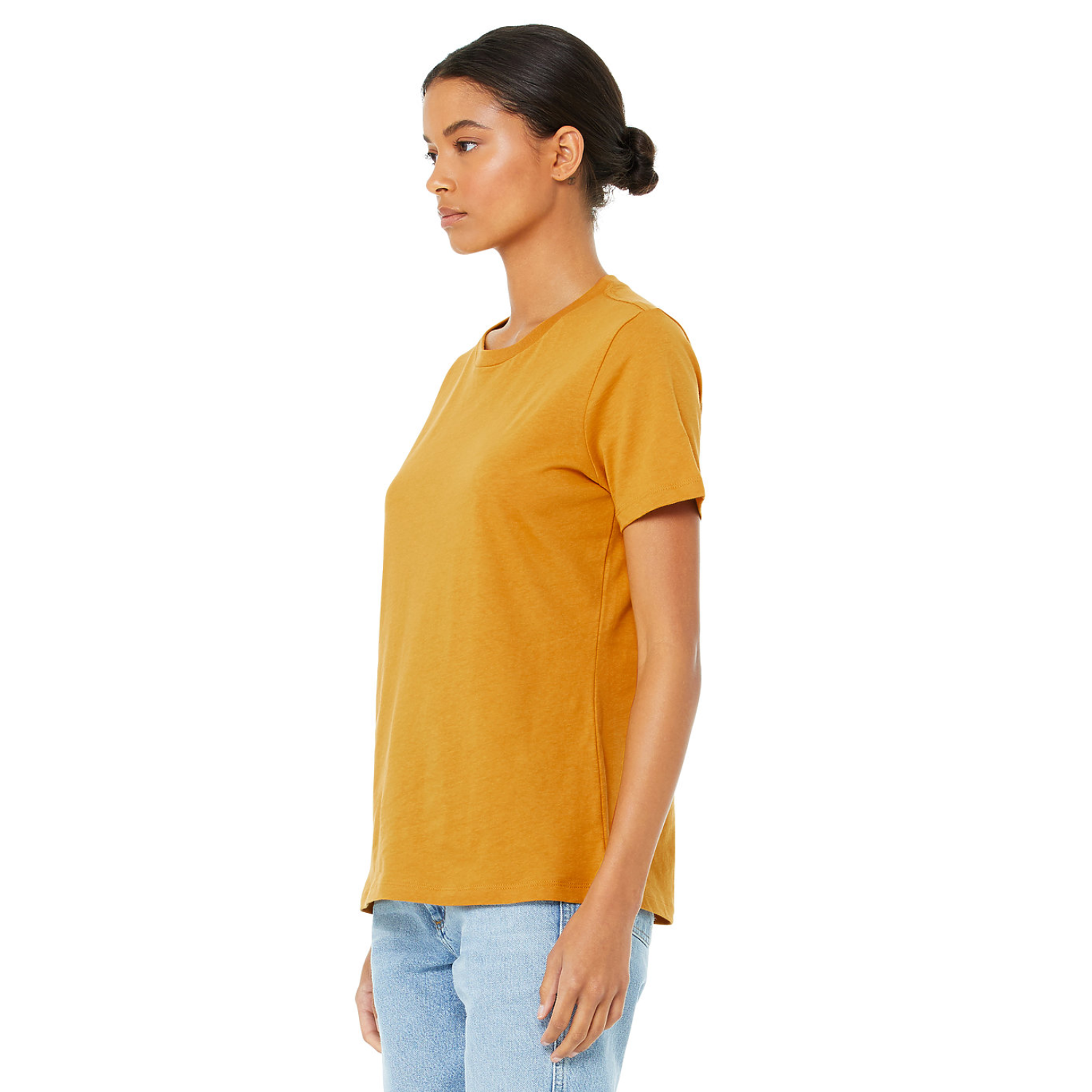 Bella Canvas 6400CVC | Women Relaxed Fit | Heather Mustard