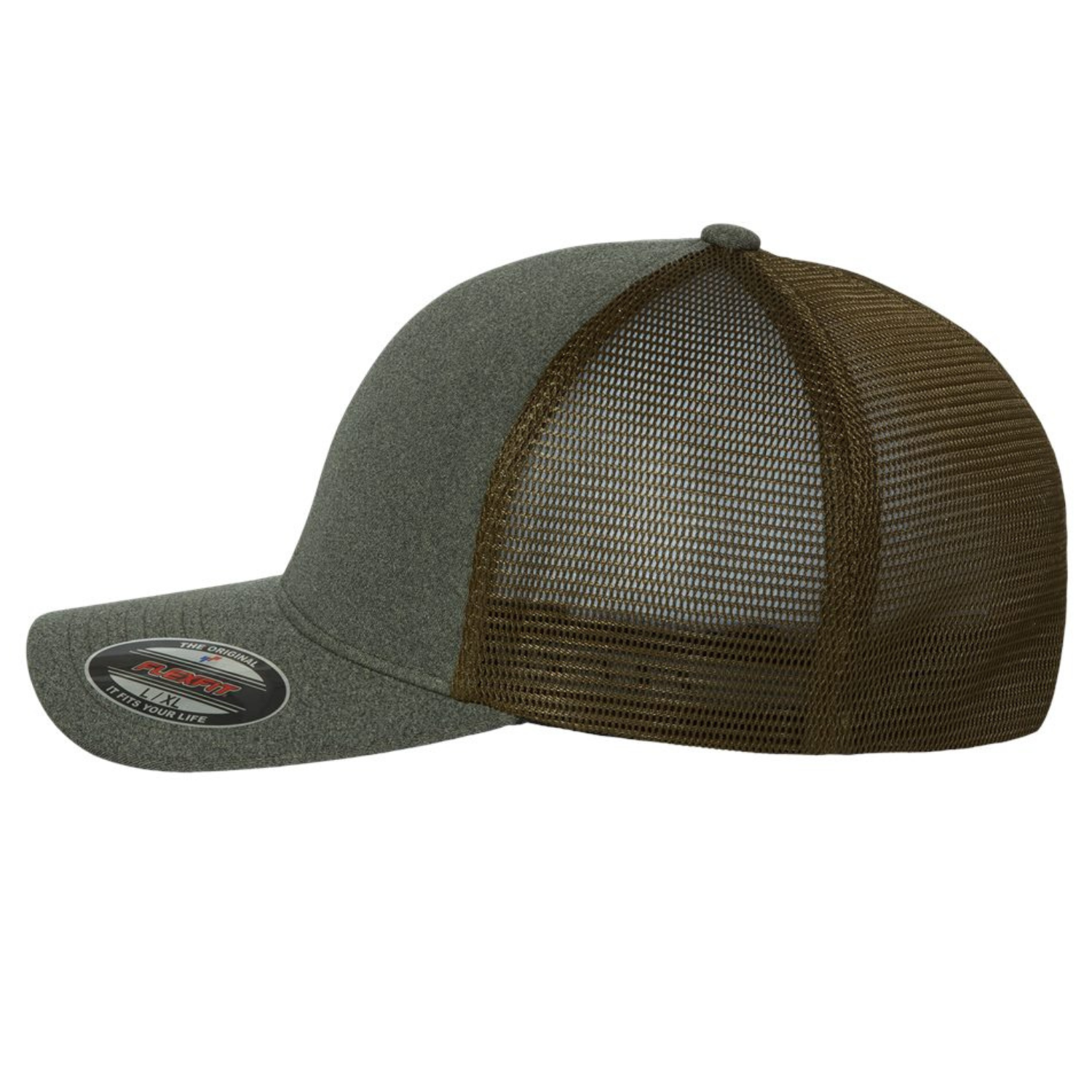 Flexfit 5511UP | Unipanel Trucker Cap | Melange Olive