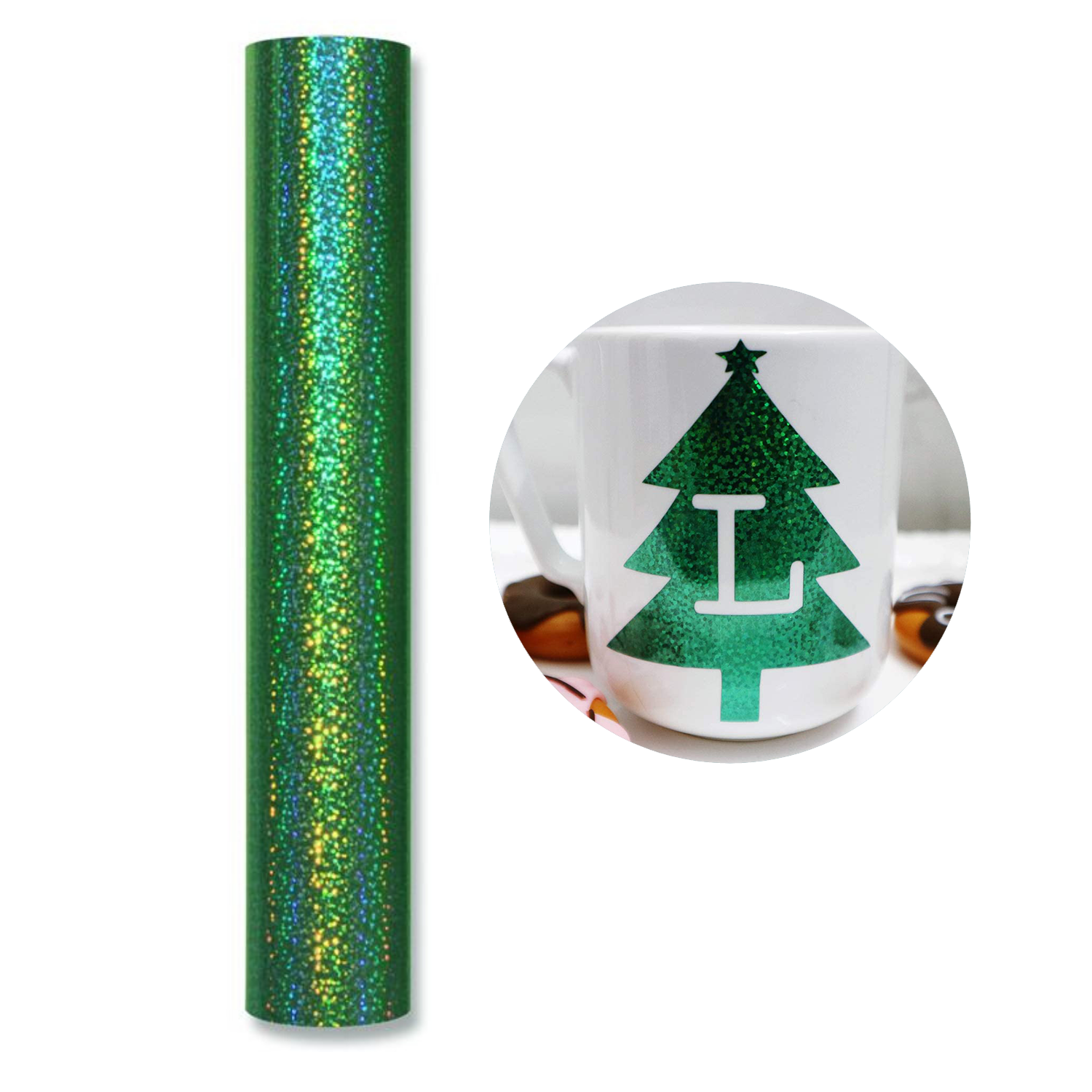 Vinil Adhesivo | Sparkle Green | Ancho 12" - Promo Viniles Panamá