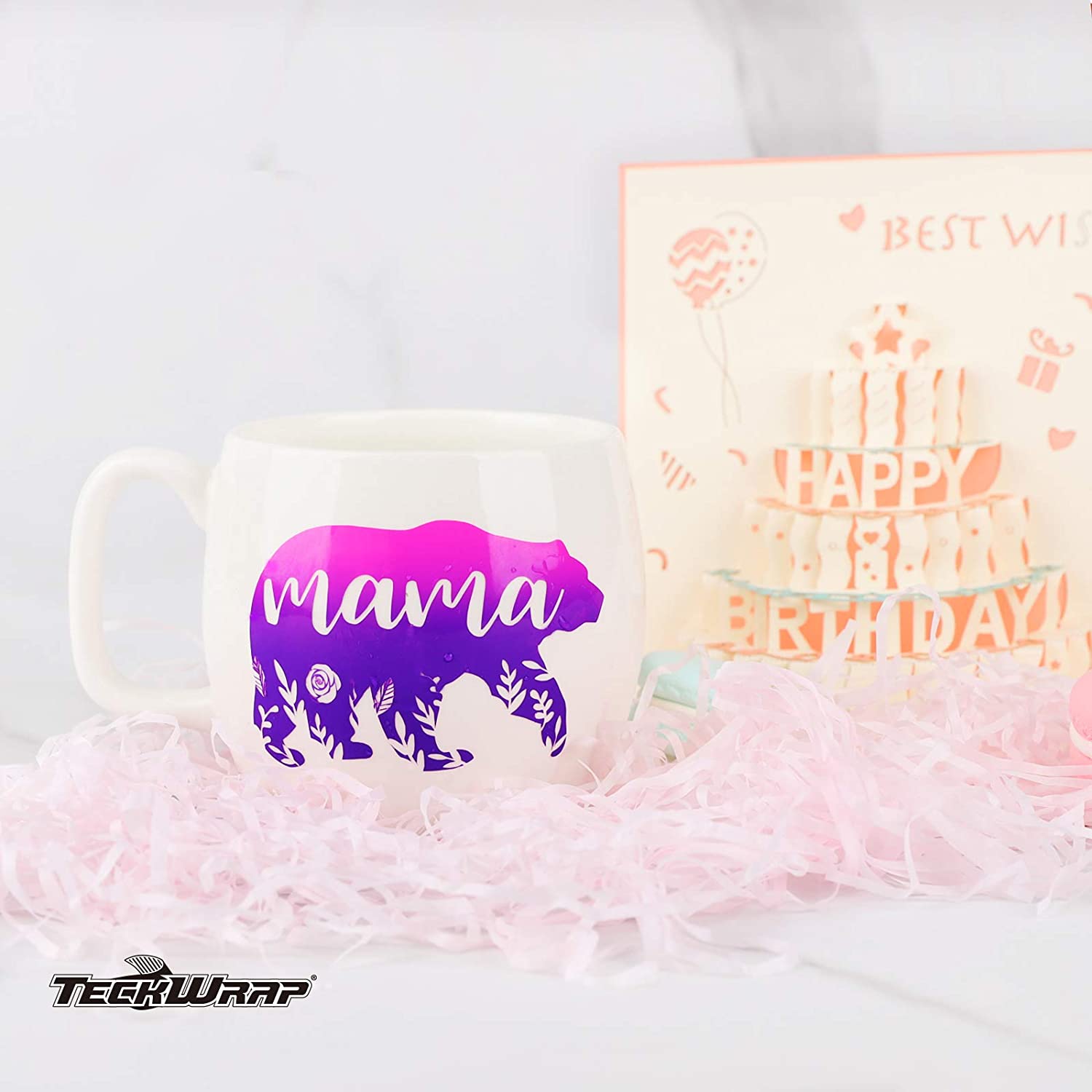 Teckwrap - Vinil Adhesivo | Teckwrap | Neon Pink to Purple | Frío | Ancho 12" - Promo Viniles Panamá