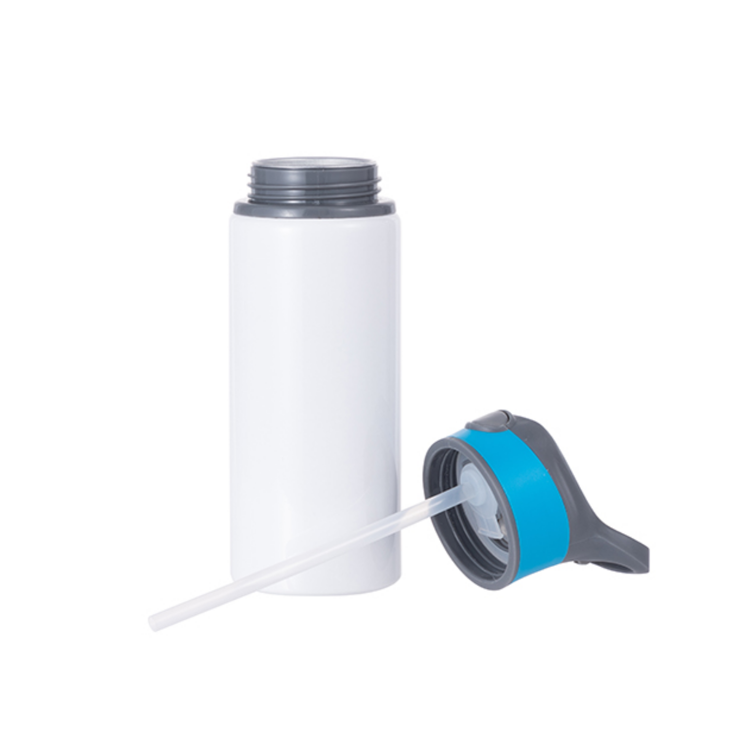 Botella de Agua | Aluminio | 22 oz | Tapa Celeste