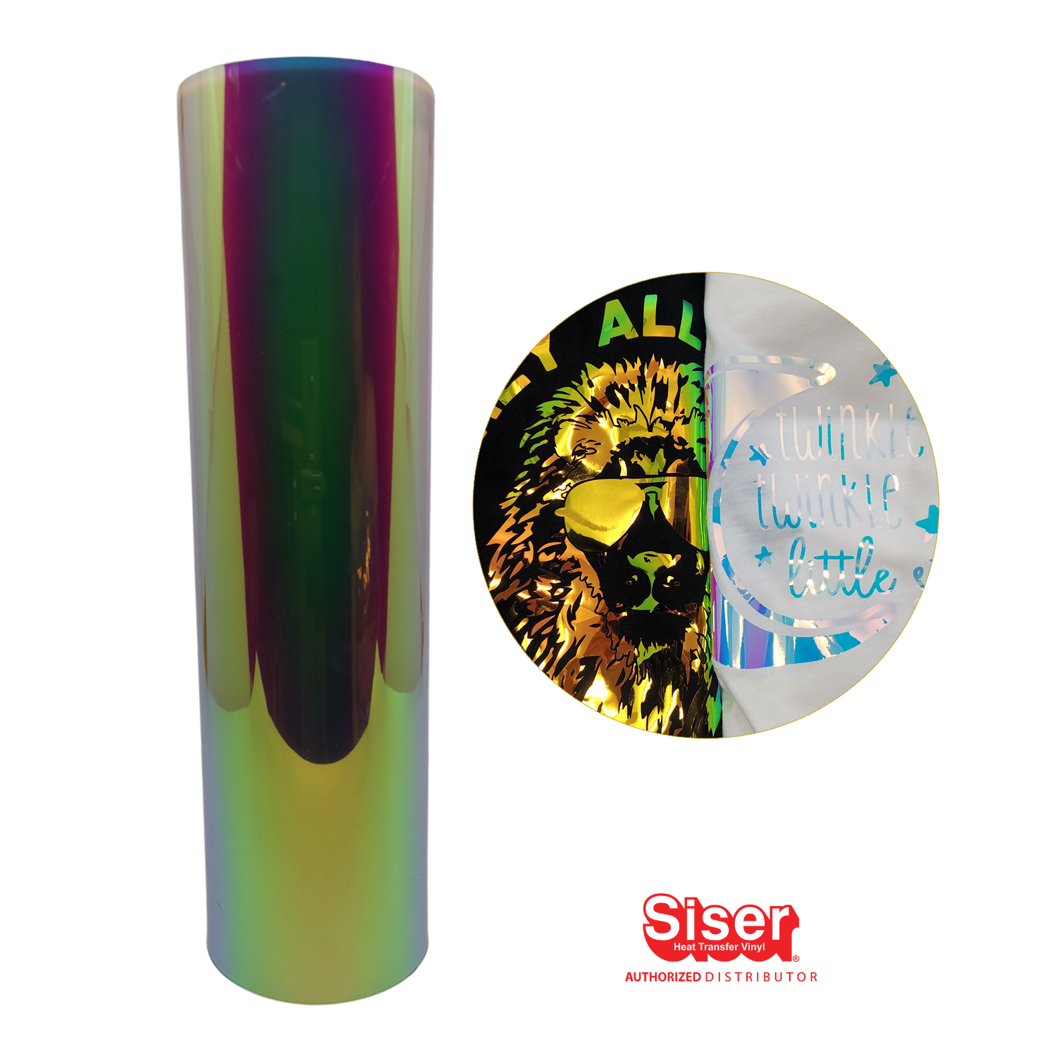 Siser Holographic® Rainbow Pearl | Vinil Textil Térmico