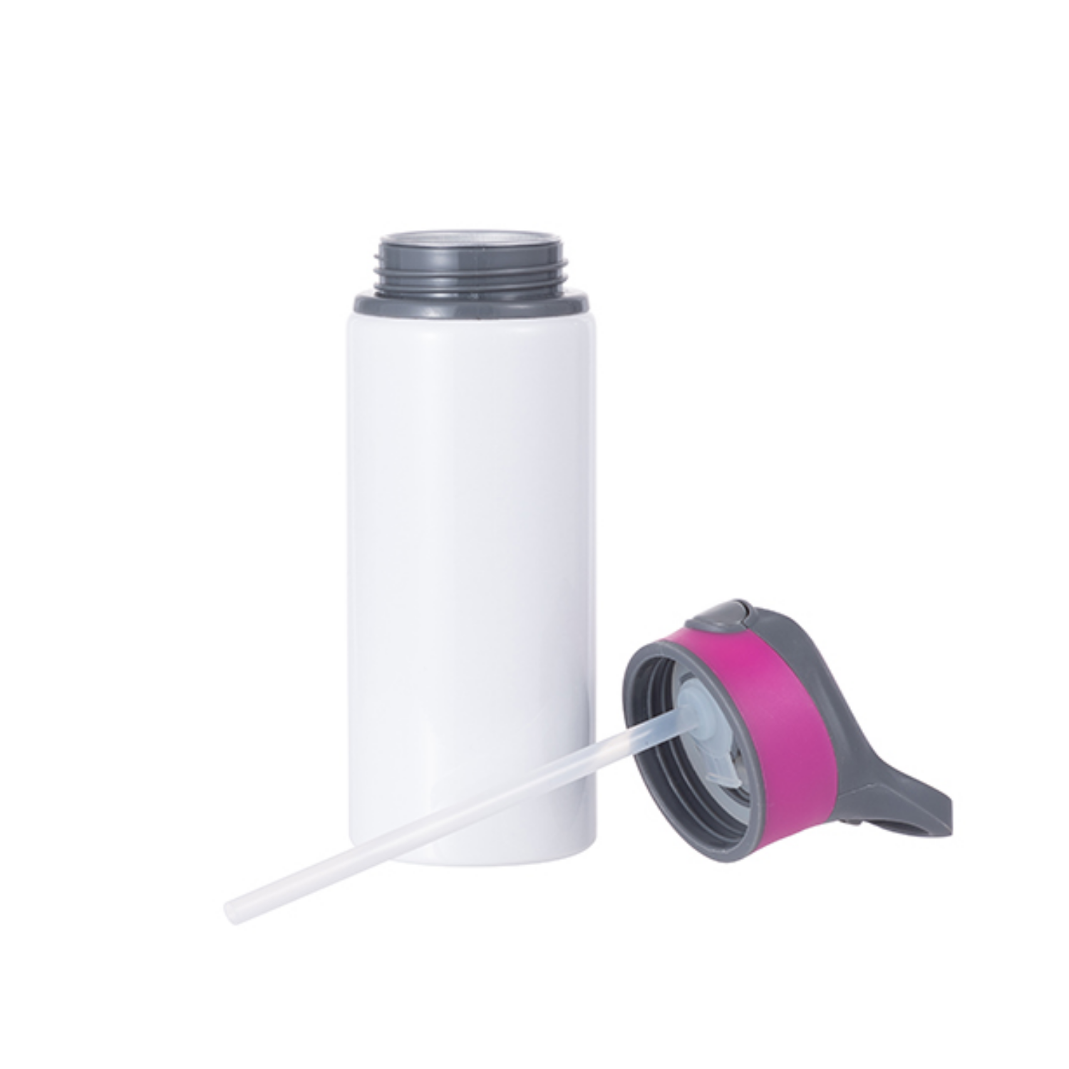 Botella de Agua | Aluminio | 22 oz | Tapa Rosada