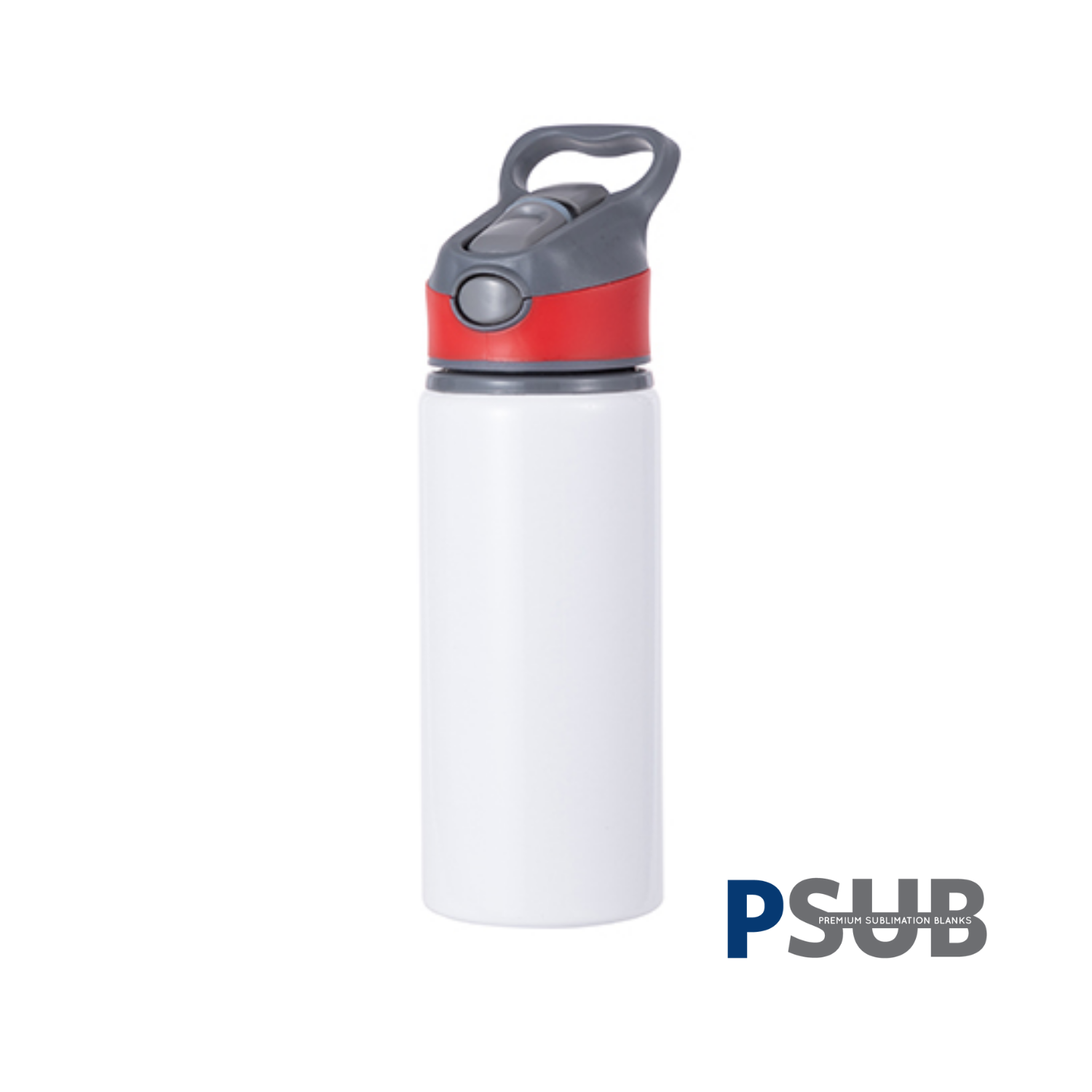 Botella de Agua | Aluminio | 22 oz | Tapa Roja