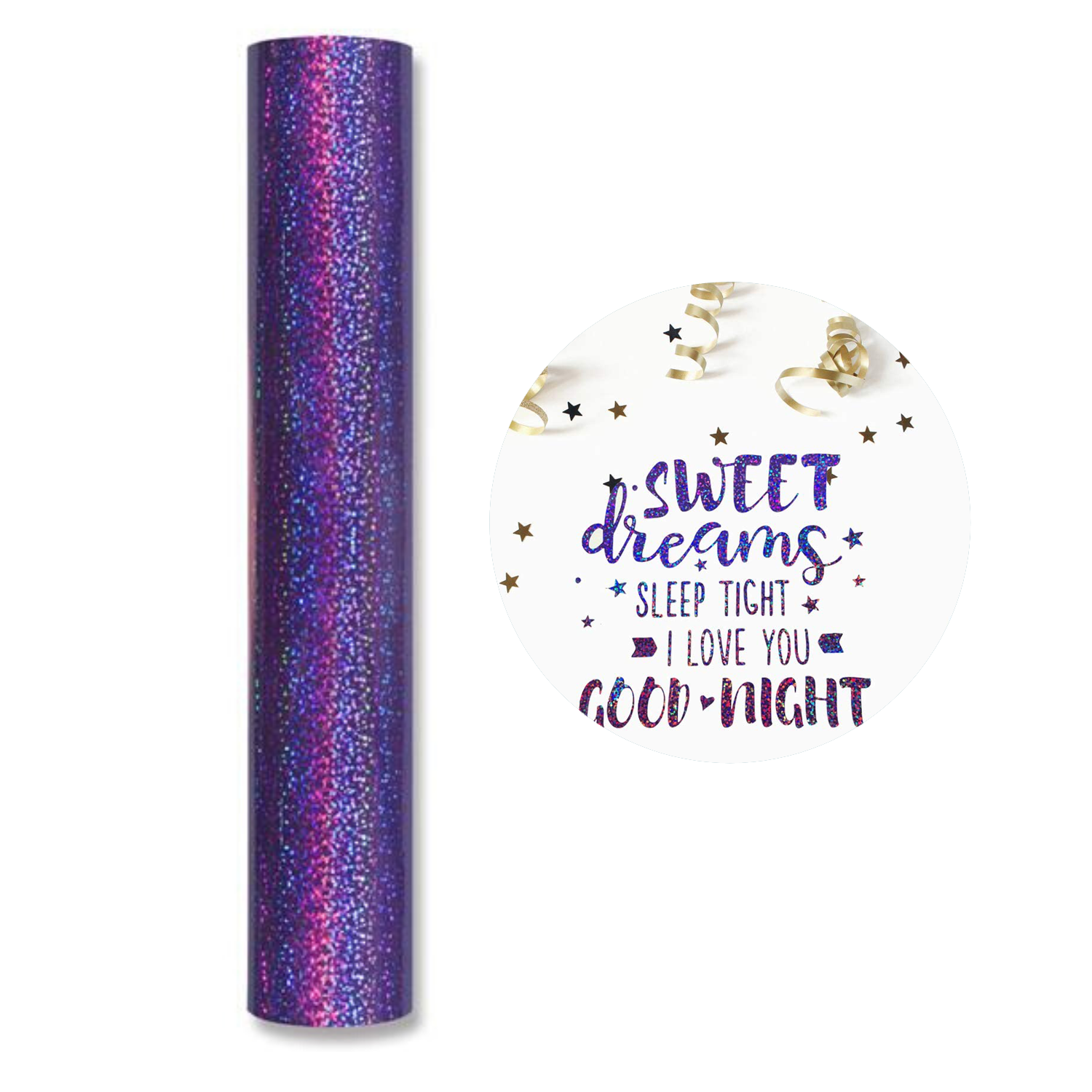 Vinil Adhesivo | Sparkle Purple | Ancho 12" - Promo Viniles Panamá