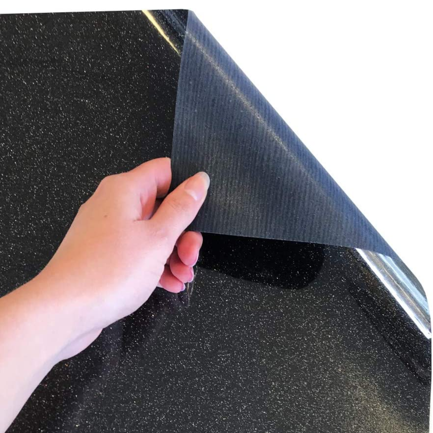 Siser Glitter® Vinil Textil Térmico | Negro Arcoiris | Galaxy Black 11.8"