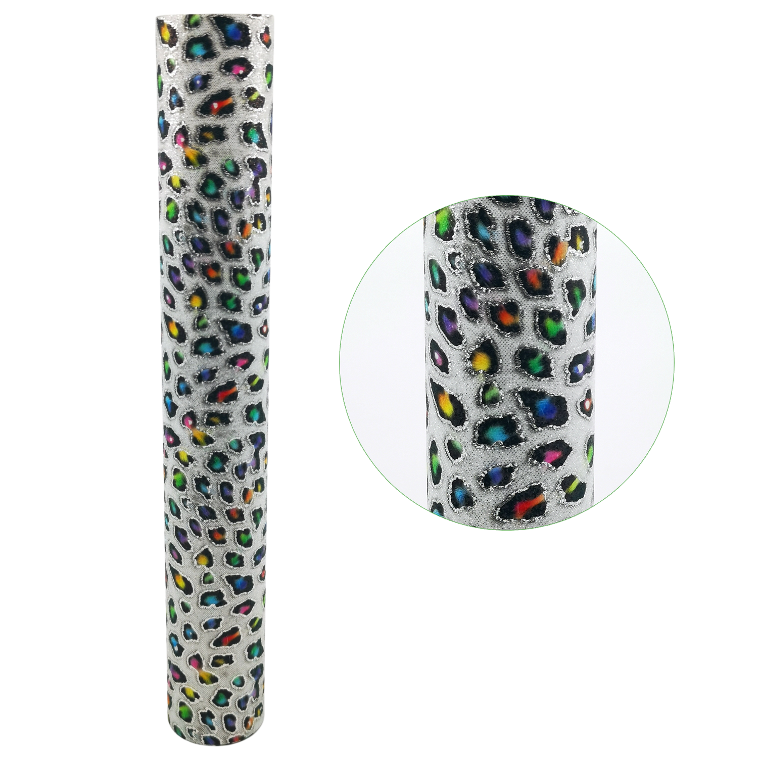 Vinil Adhesivo | Permanente | Rainbow Leopard | Ancho 12"