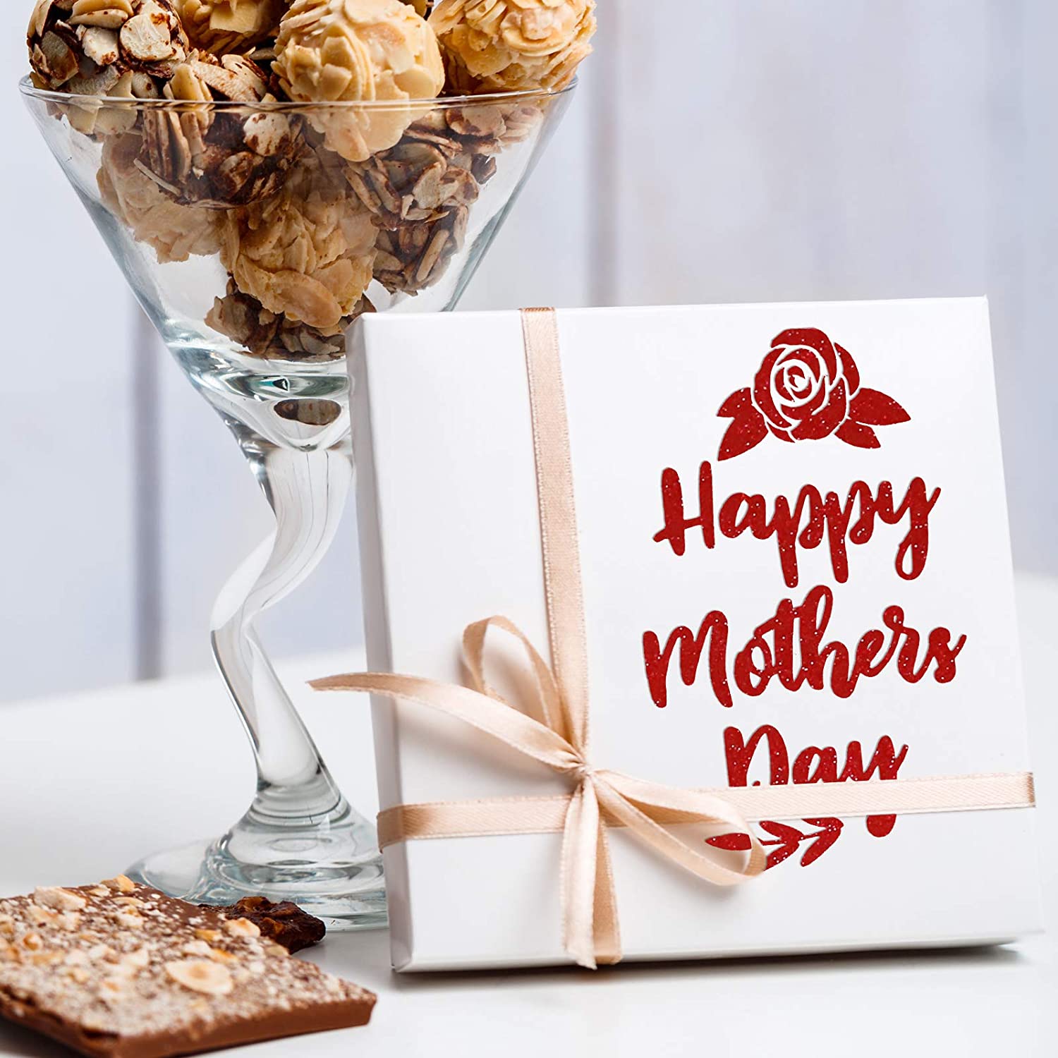 Vinil Adhesivo | Permanente | Galaxy Glitter Red | Ancho 12"